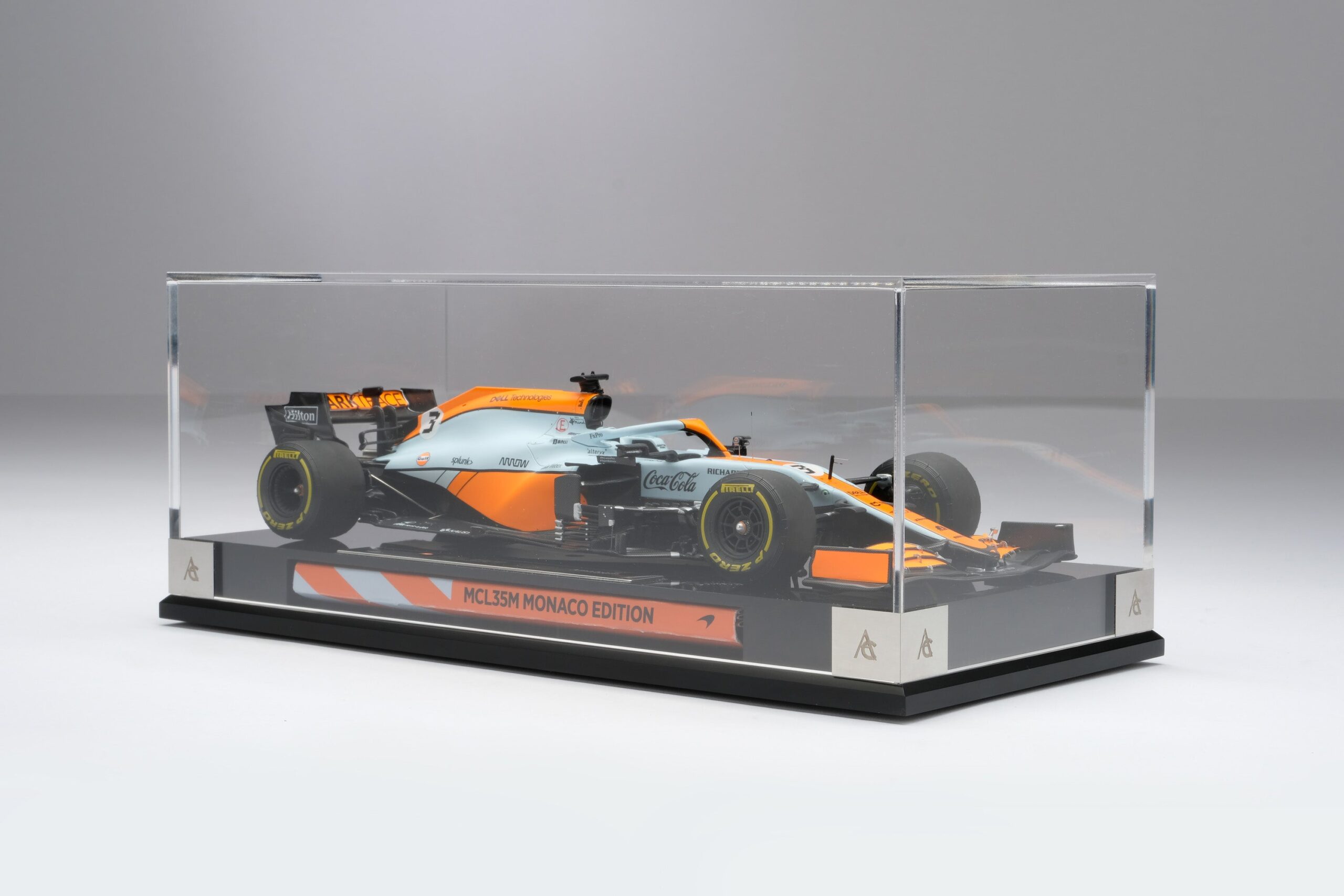 Amalgam McLaren MCL35M 2021 Monaco Grand Prix - Hellblau/Orange | 1:18 - Image 18