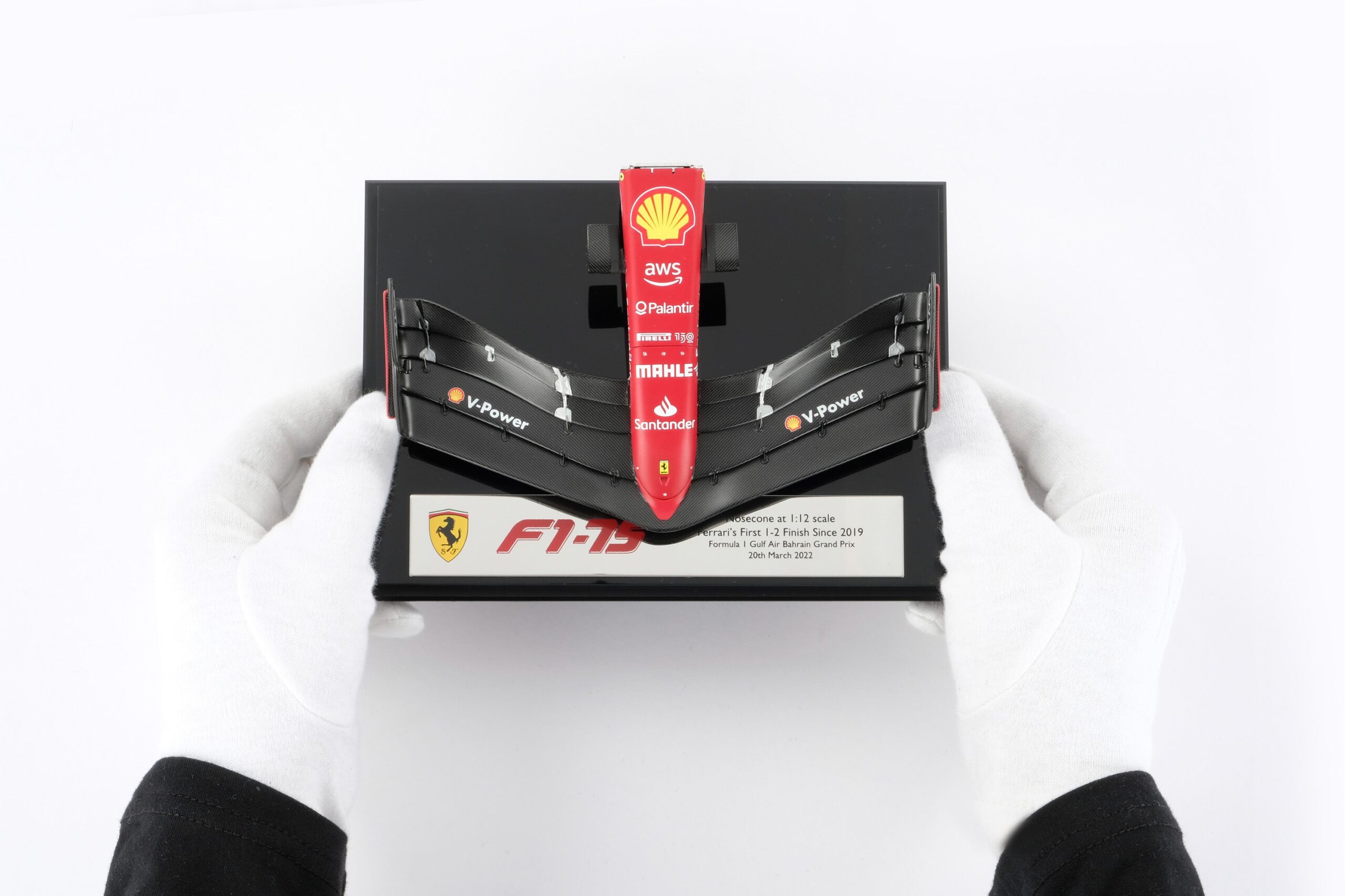 Amalgam Ferrari F1-75 Nosecone 2022 Bahrain Grand Prix - Rot | 1:12 - 画像3