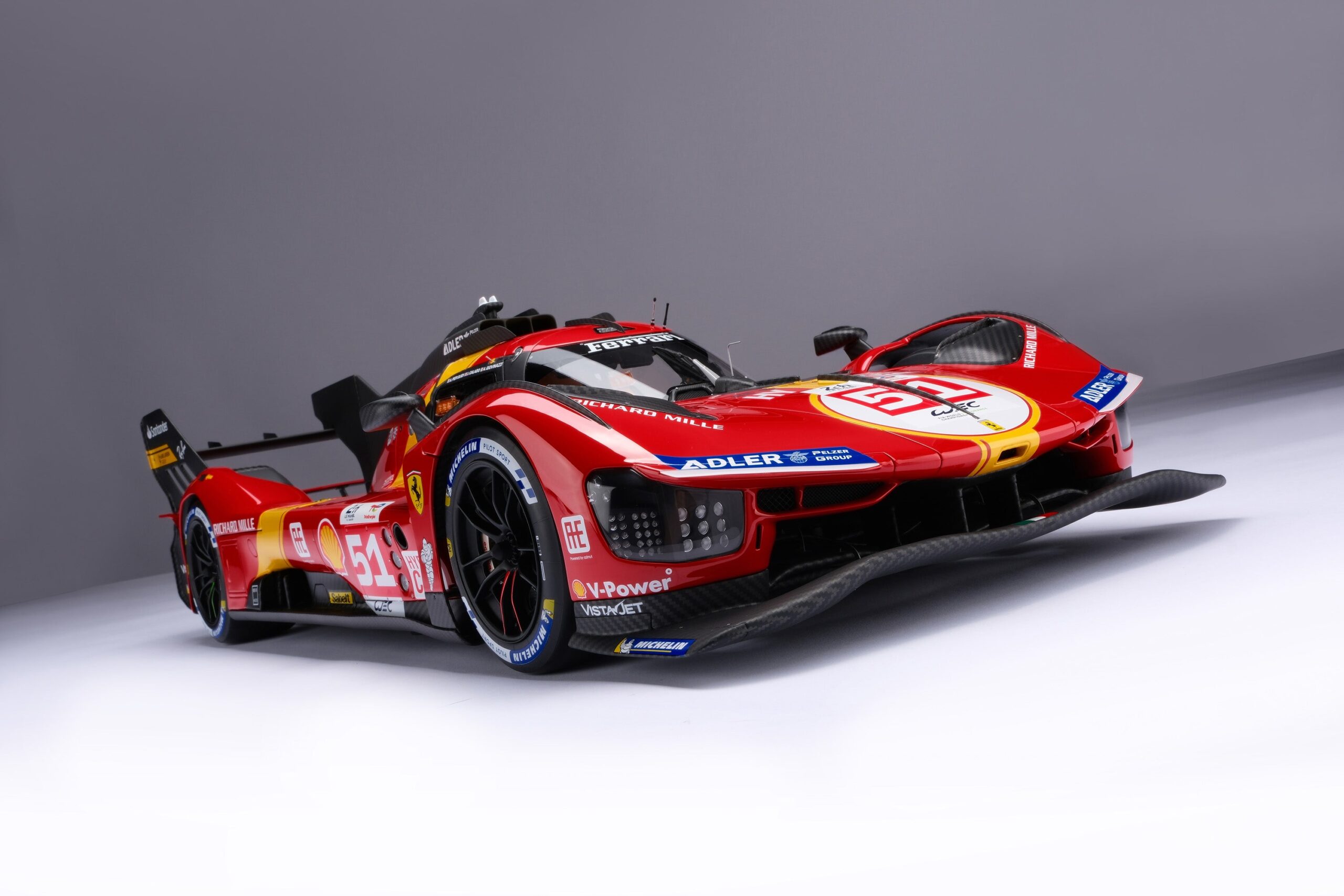Amalgam Ferrari 499P 2023 Le Mans - Rot | 1:8 - 画像5