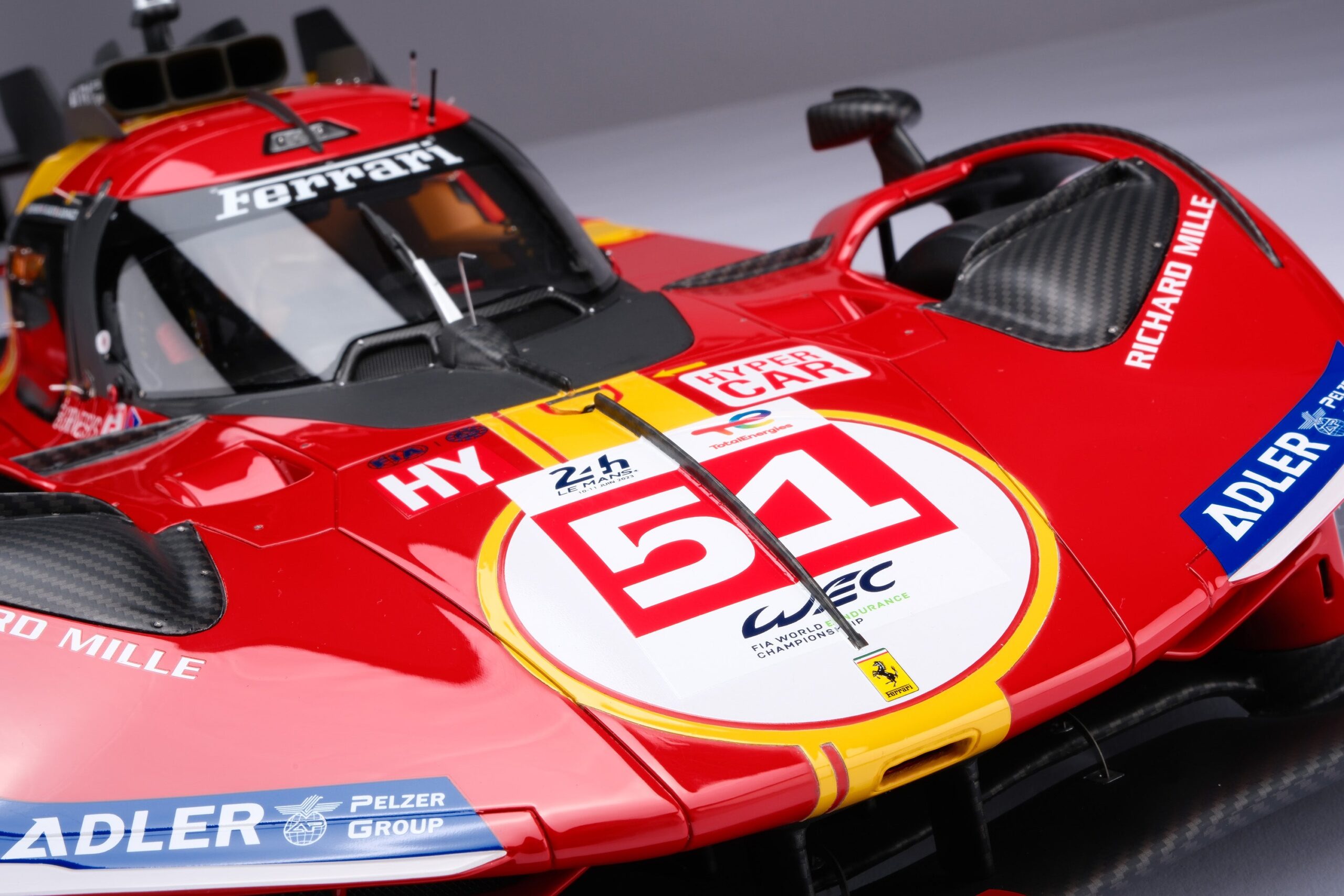 Amalgam Ferrari 499P 2023 Le Mans - Rot | 1:8 - 画像12