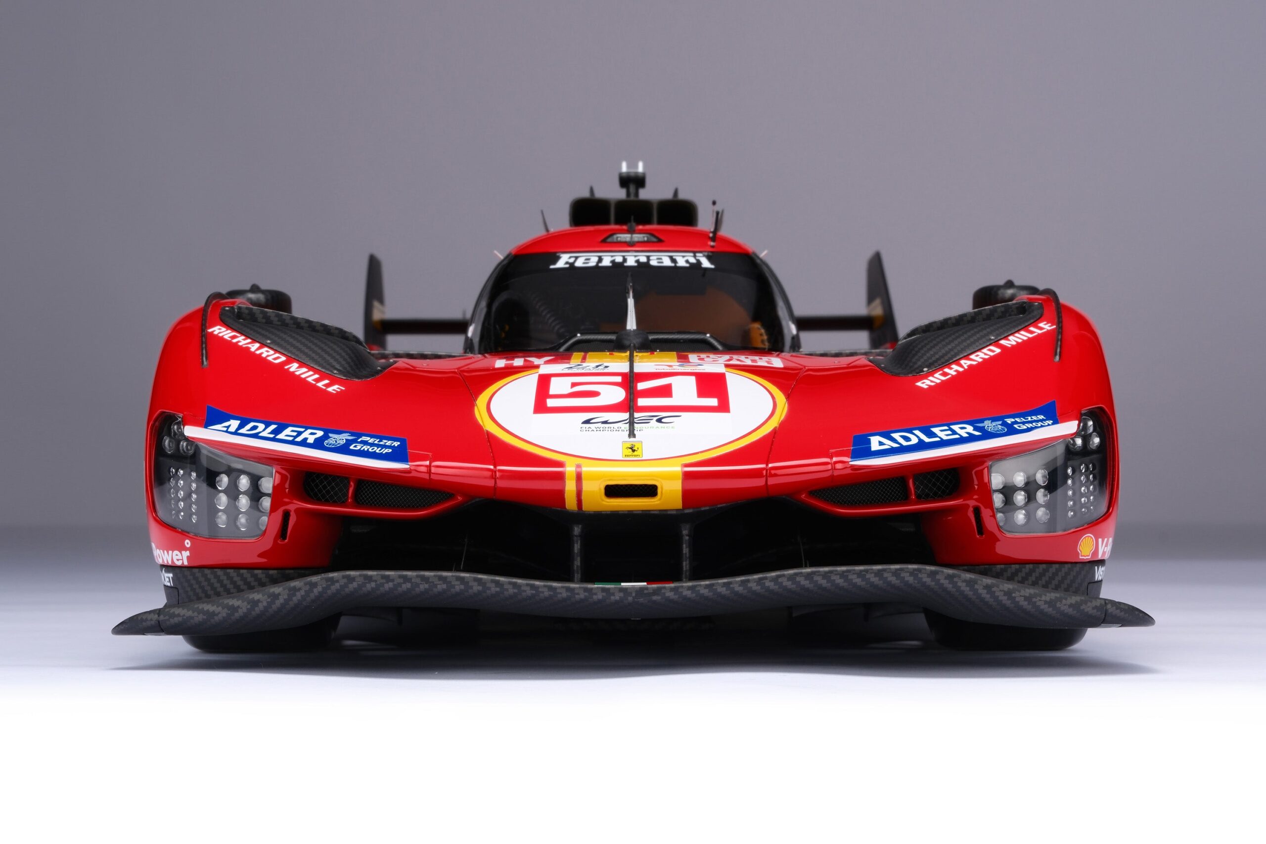 Amalgam Ferrari 499P 2023 Le Mans - Rot | 1:8 - 画像9