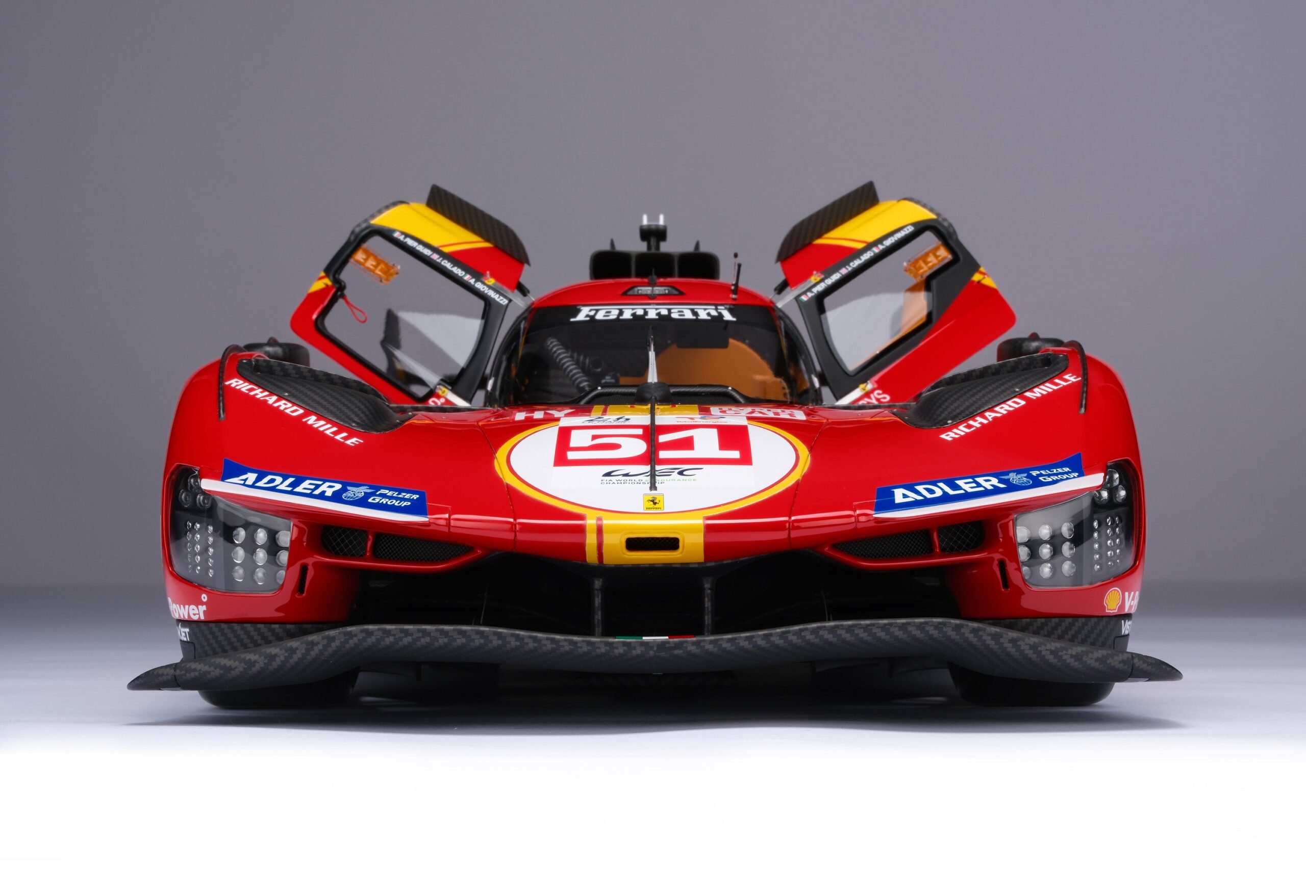 Amalgam Ferrari 499P 2023 Le Mans - Rot | 1:8 - 画像10