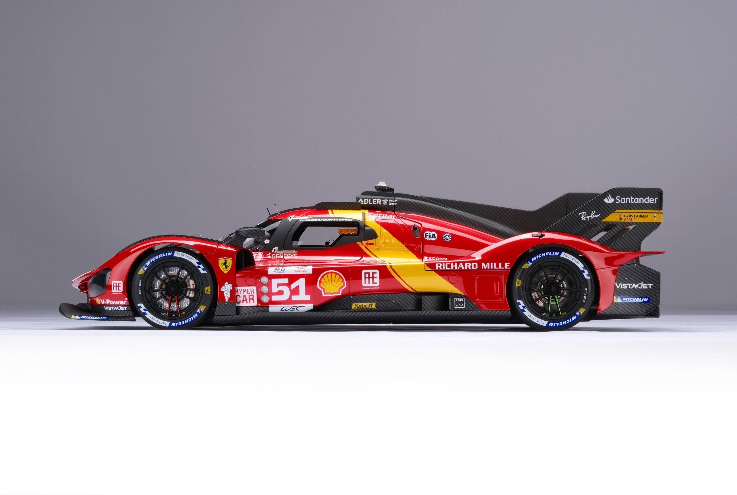 Amalgam Ferrari 499P 2023 Le Mans - Rot | 1:8 - 画像6