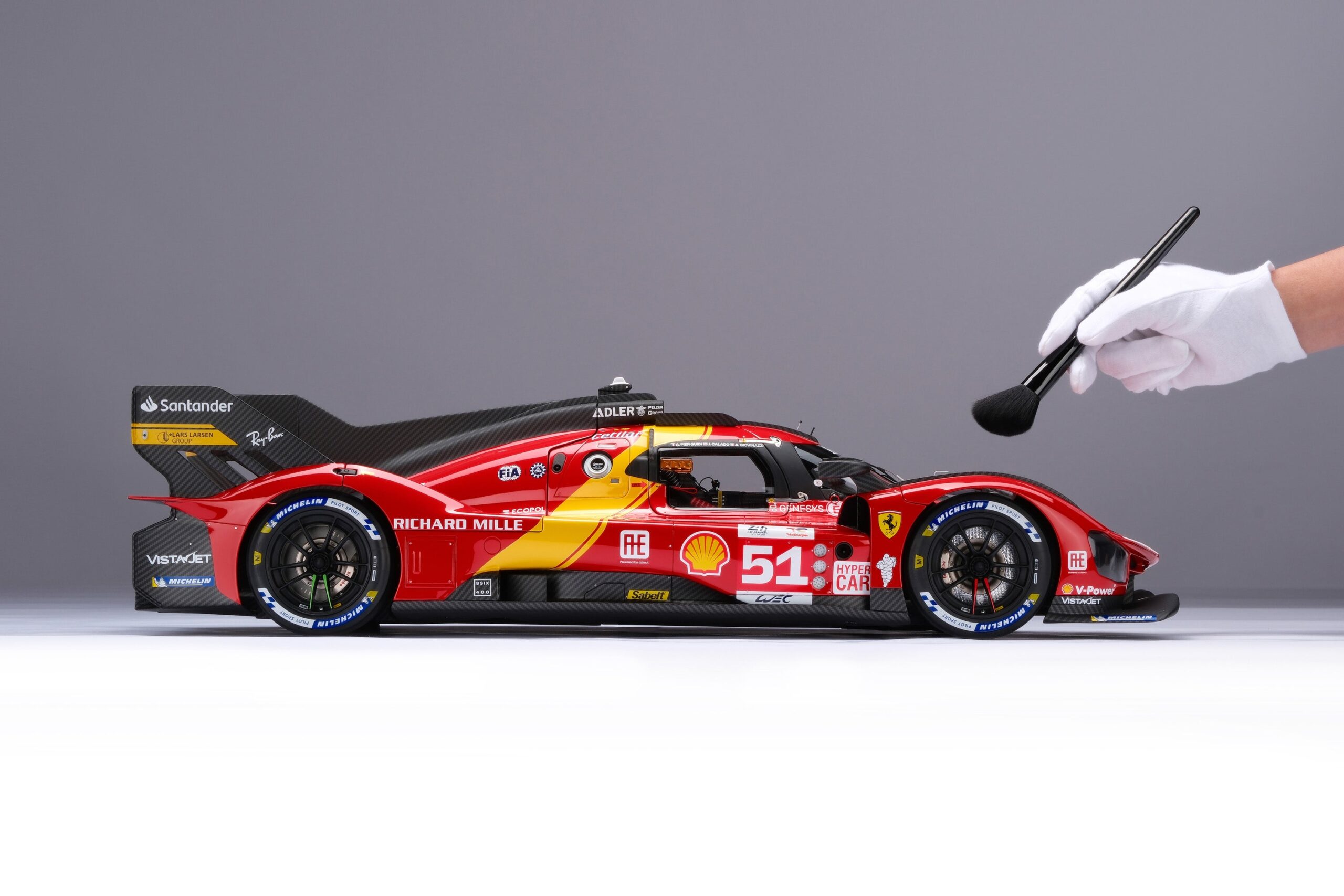 Amalgam Ferrari 499P 2023 Le Mans - Rot | 1:8 - 画像4