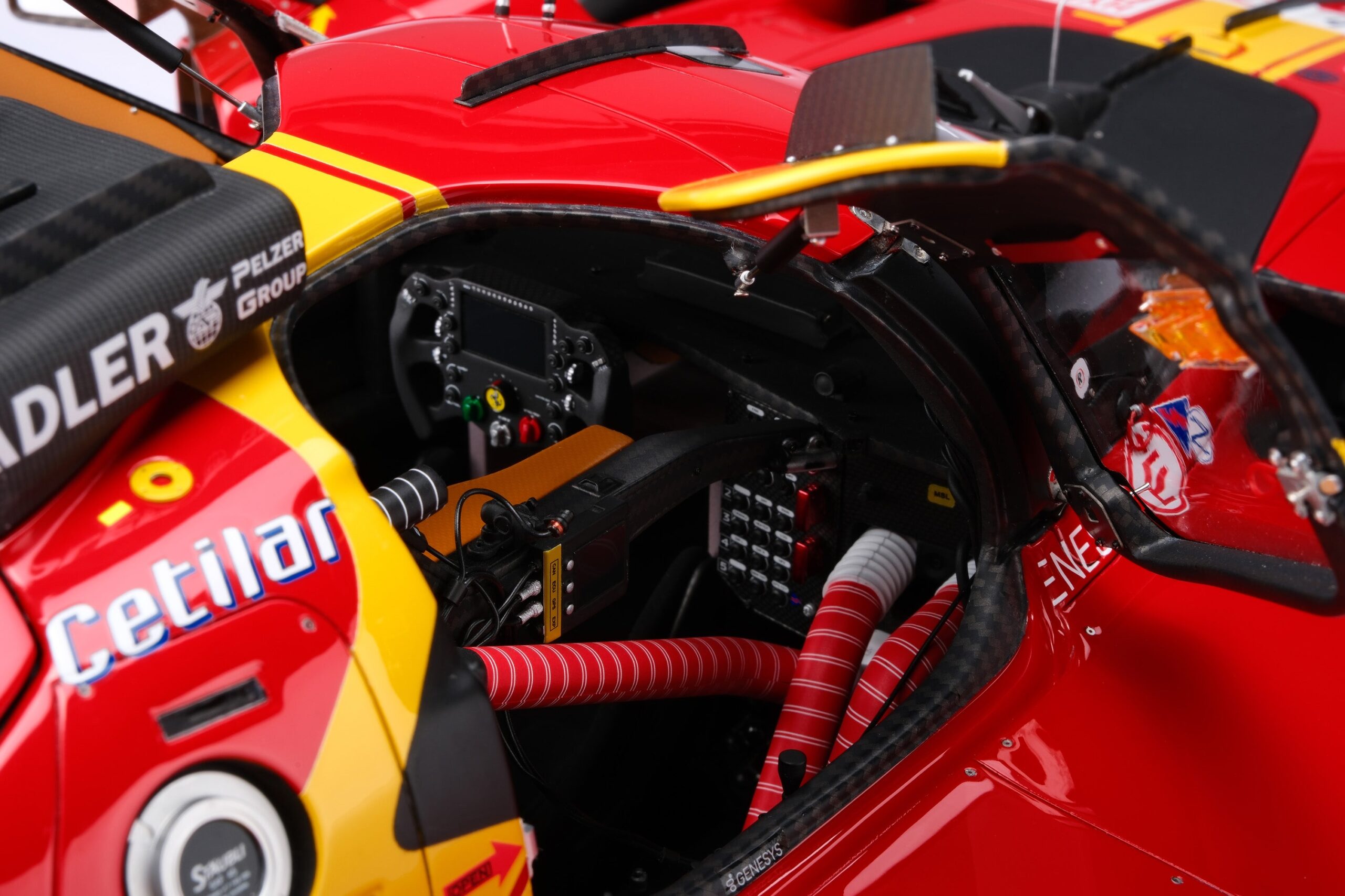 Amalgam Ferrari 499P 2023 Le Mans - Rot | 1:8 - 画像14