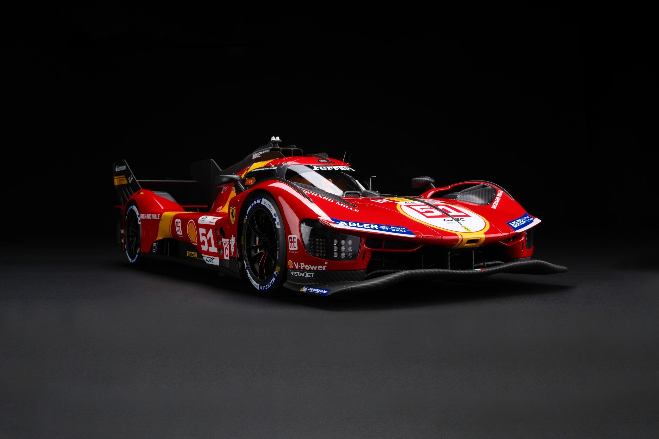 Amalgam Ferrari 499P 2023 Le Mans - Rot | 1:8 - 画像2