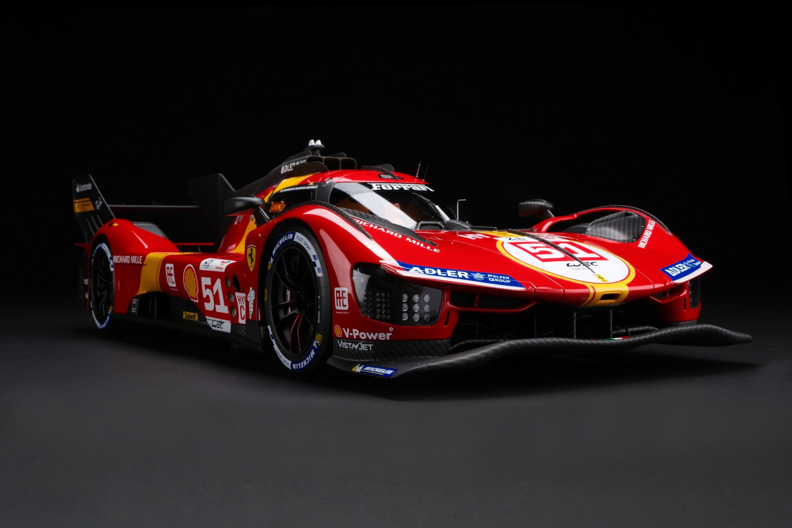 Amalgam フェラーリ 499P 2023 ル・マン - レッド | 1:8