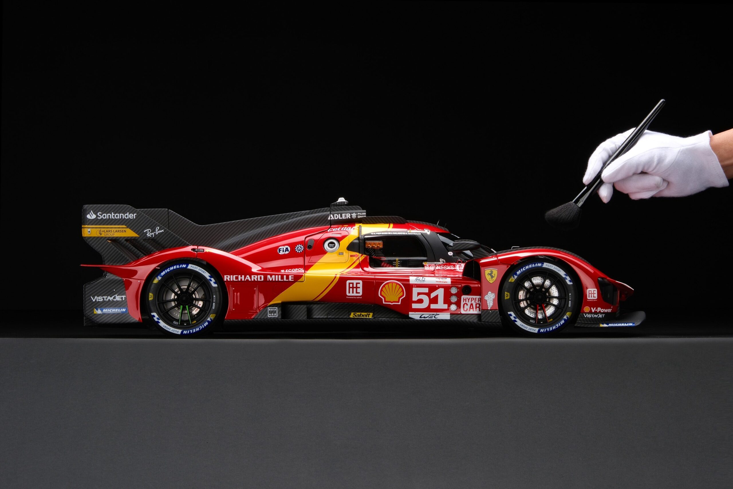 Amalgam Ferrari 499P 2023 Le Mans - Rot | 1:8 - 画像3