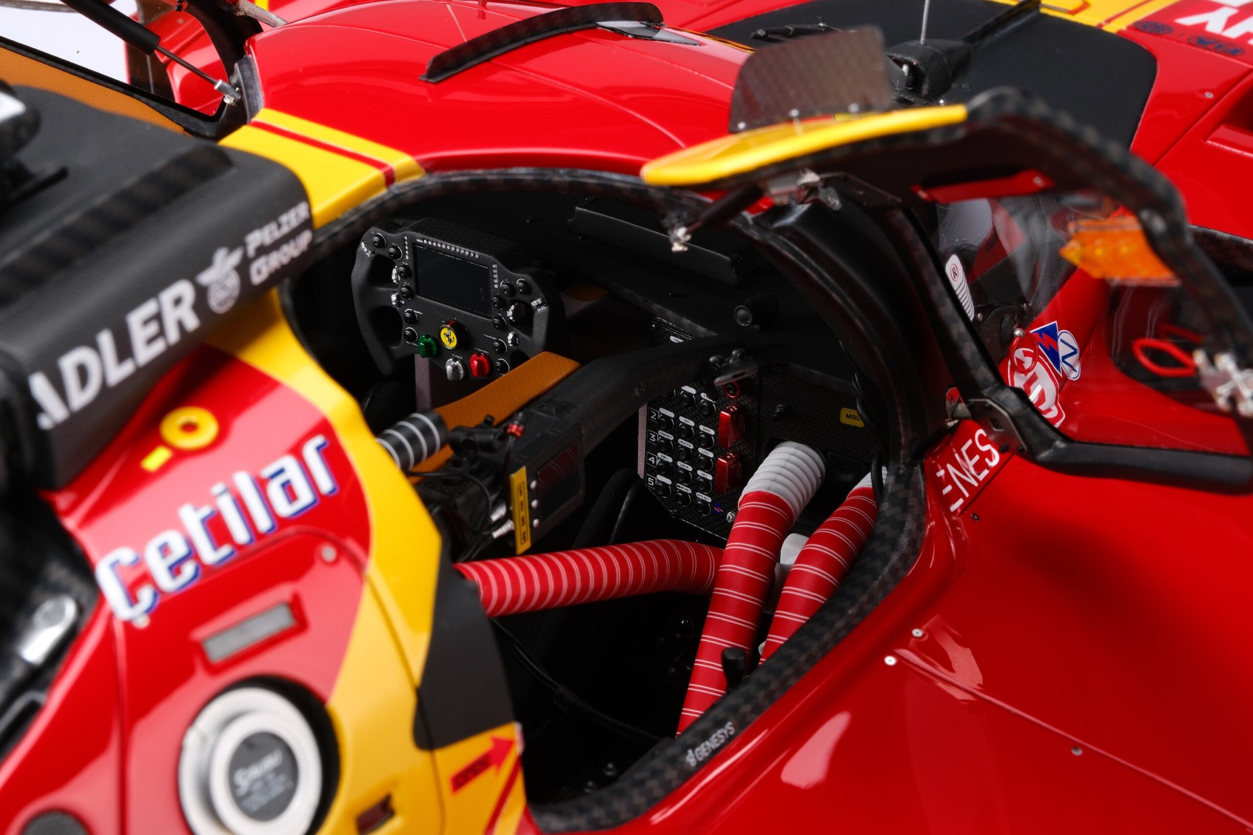 Amalgam Ferrari 499P 2023 Le Mans - Rot | 1:8 - 画像38