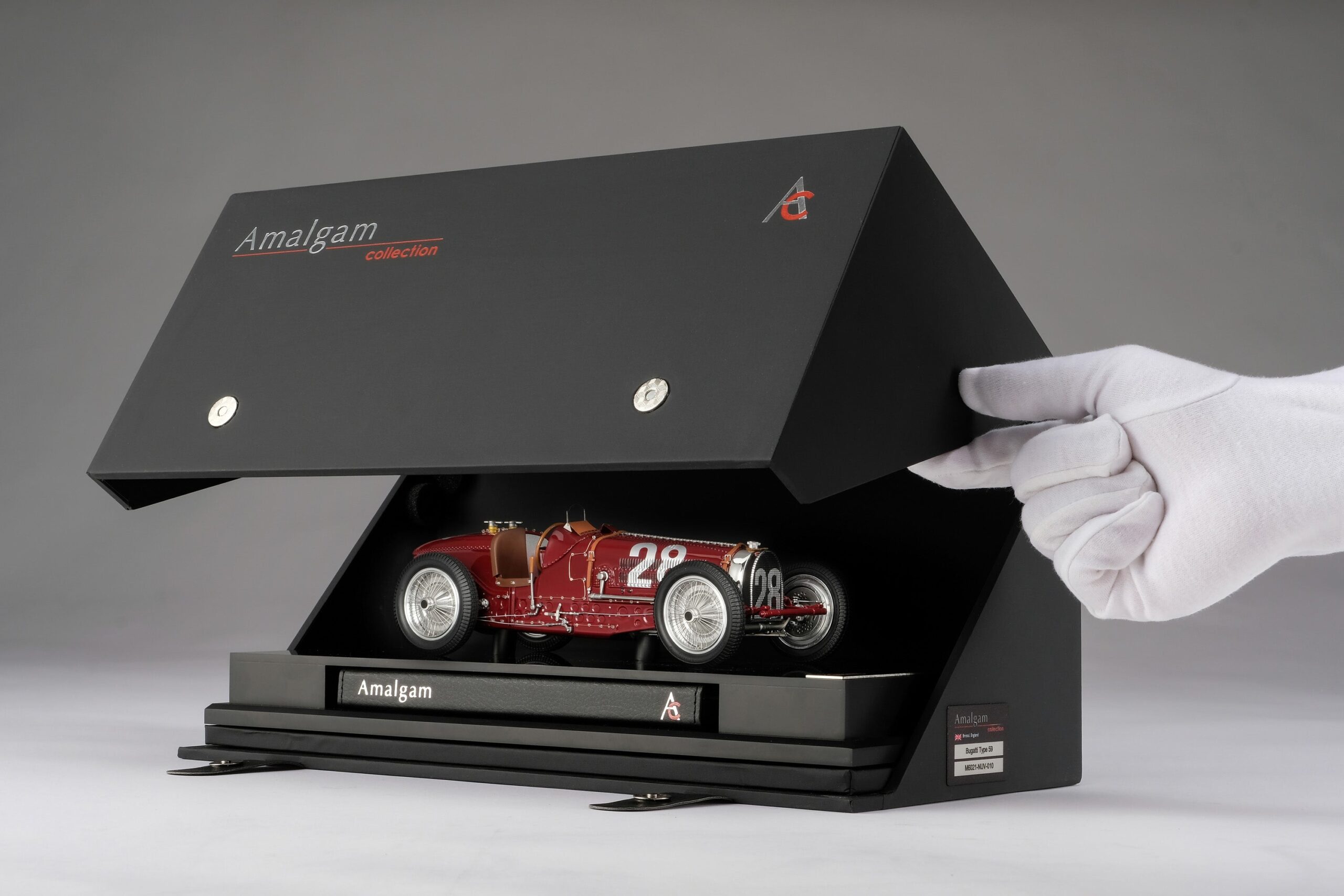 Amalgam Bugatti Type 59 1934 Monaco Grand Prix Nuvolari - Rot | 1:18 - Imagen 20