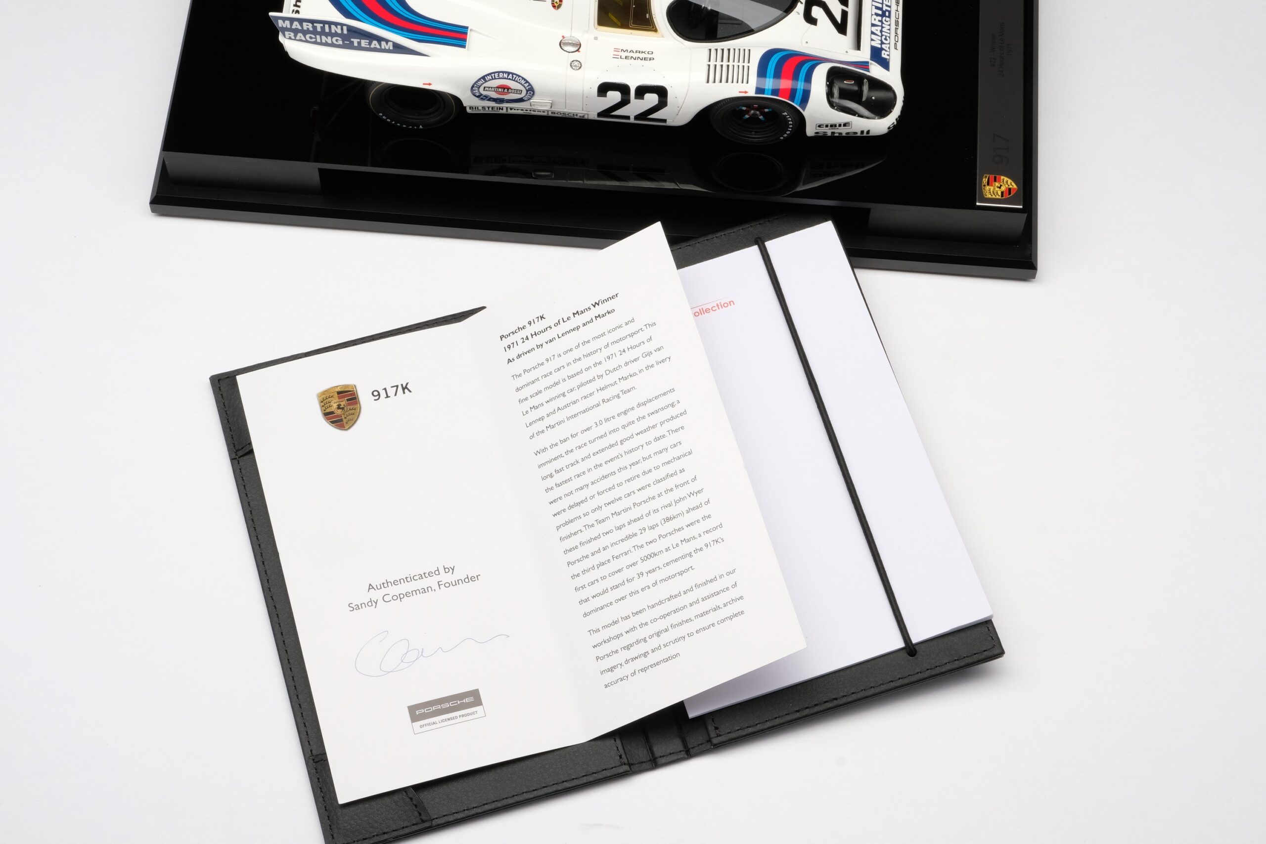 Amalgam Porsche 917 KH 1971 Le Mans Winner Martini Livery | 1:18 - Imagen 16