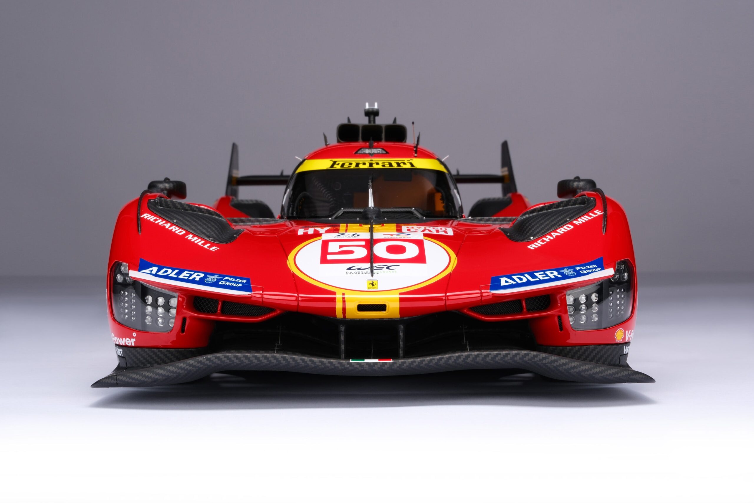 Amalgam Ferrari 499P 2023 Le Mans - Rot | 1:8 - 画像34