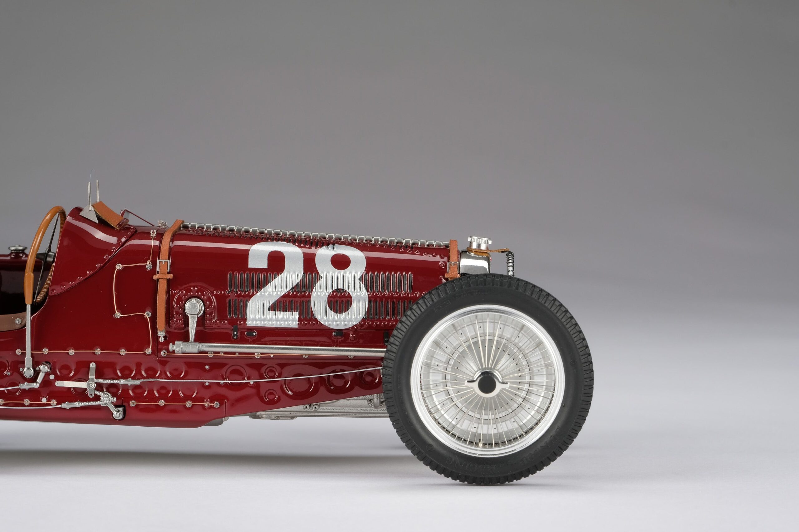 Amalgam Bugatti Type 59 1934 Monaco Grand Prix Nuvolari - Rot | 1:18 - Imagen 6