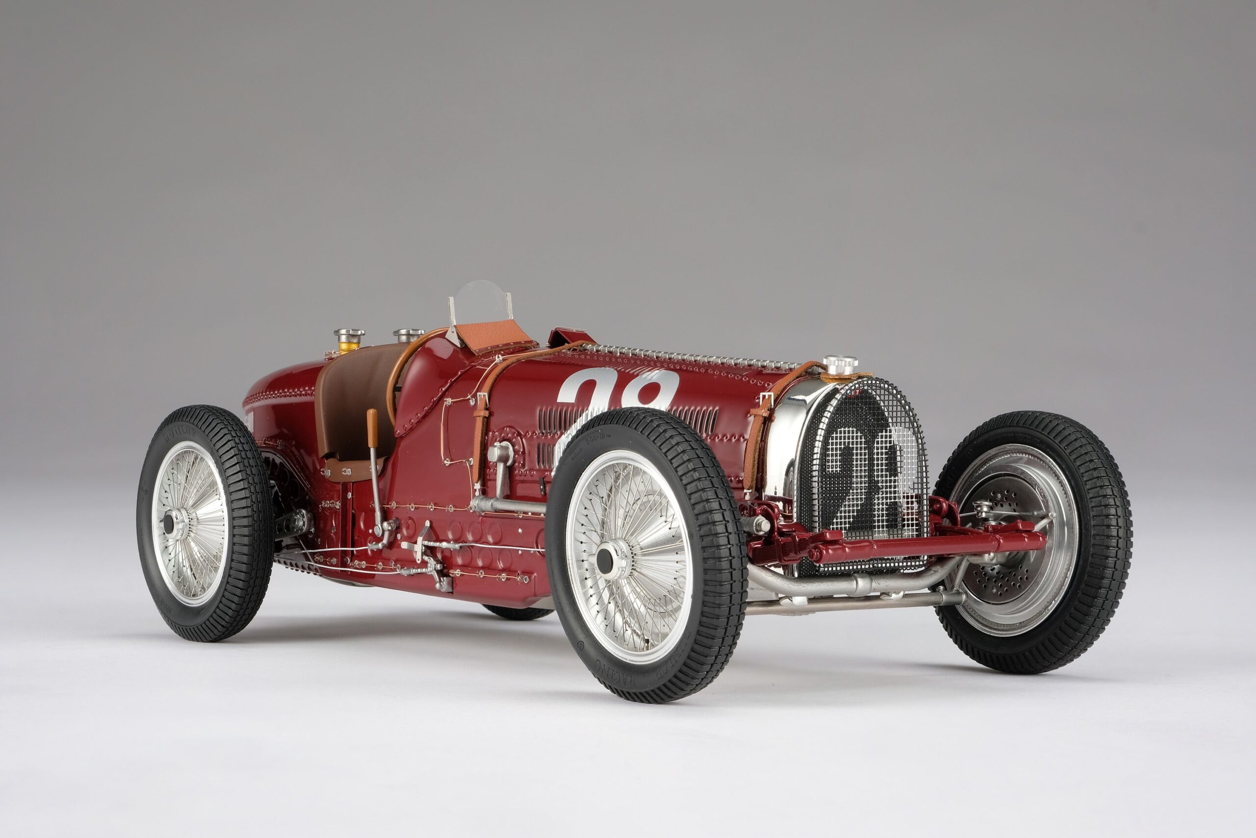Amalgam Bugatti Type 59 1934 Monaco Grand Prix Nuvolari - Rot | 1:18 - Imagen 10