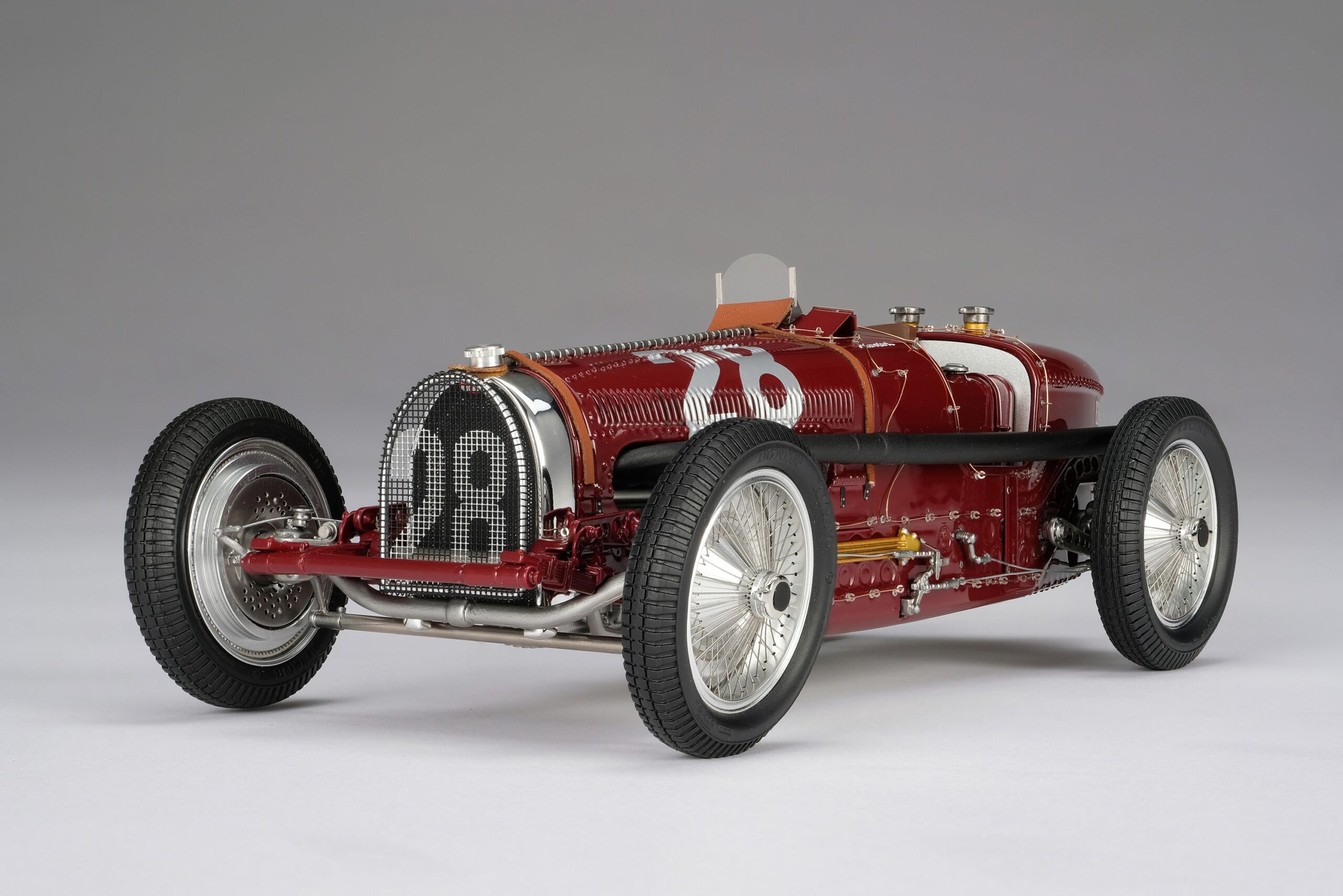 Amalgam Bugatti Type 59 1934 Monaco Grand Prix Nuvolari - Rot | 1:18 - Imagen 17