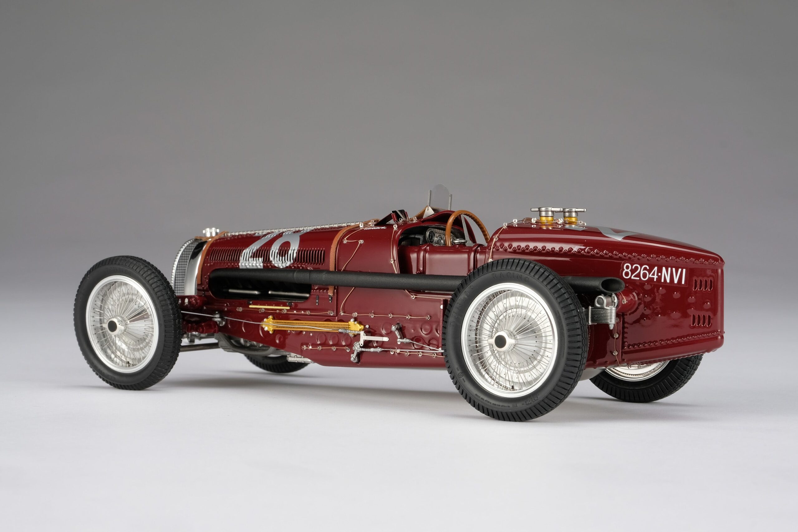 Amalgam Bugatti Type 59 1934 Monaco Grand Prix Nuvolari - Rot | 1:18 - Imagen 14