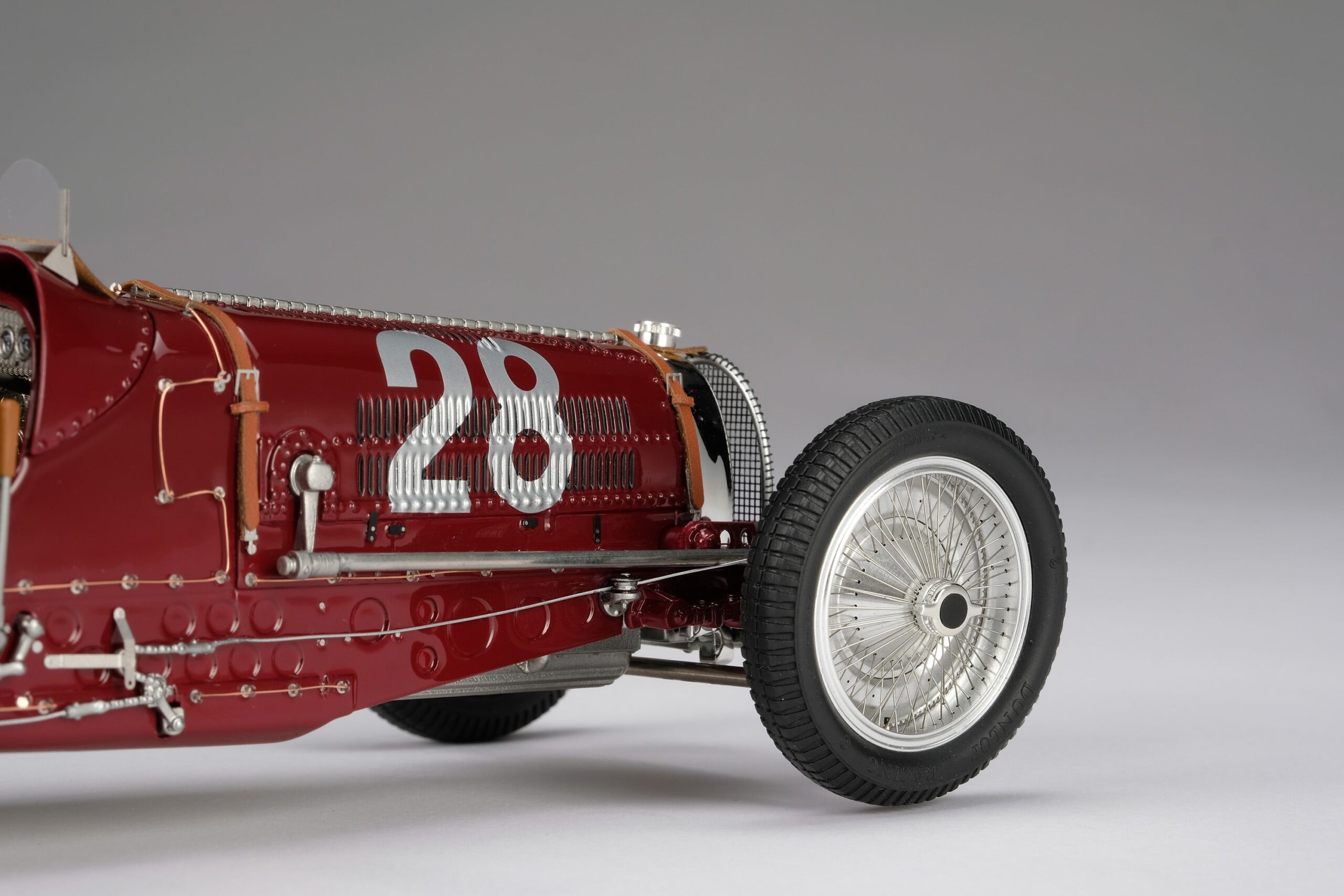 Amalgam Bugatti Type 59 1934 Monaco Grand Prix Nuvolari - Rot | 1:18 - Imagen 5