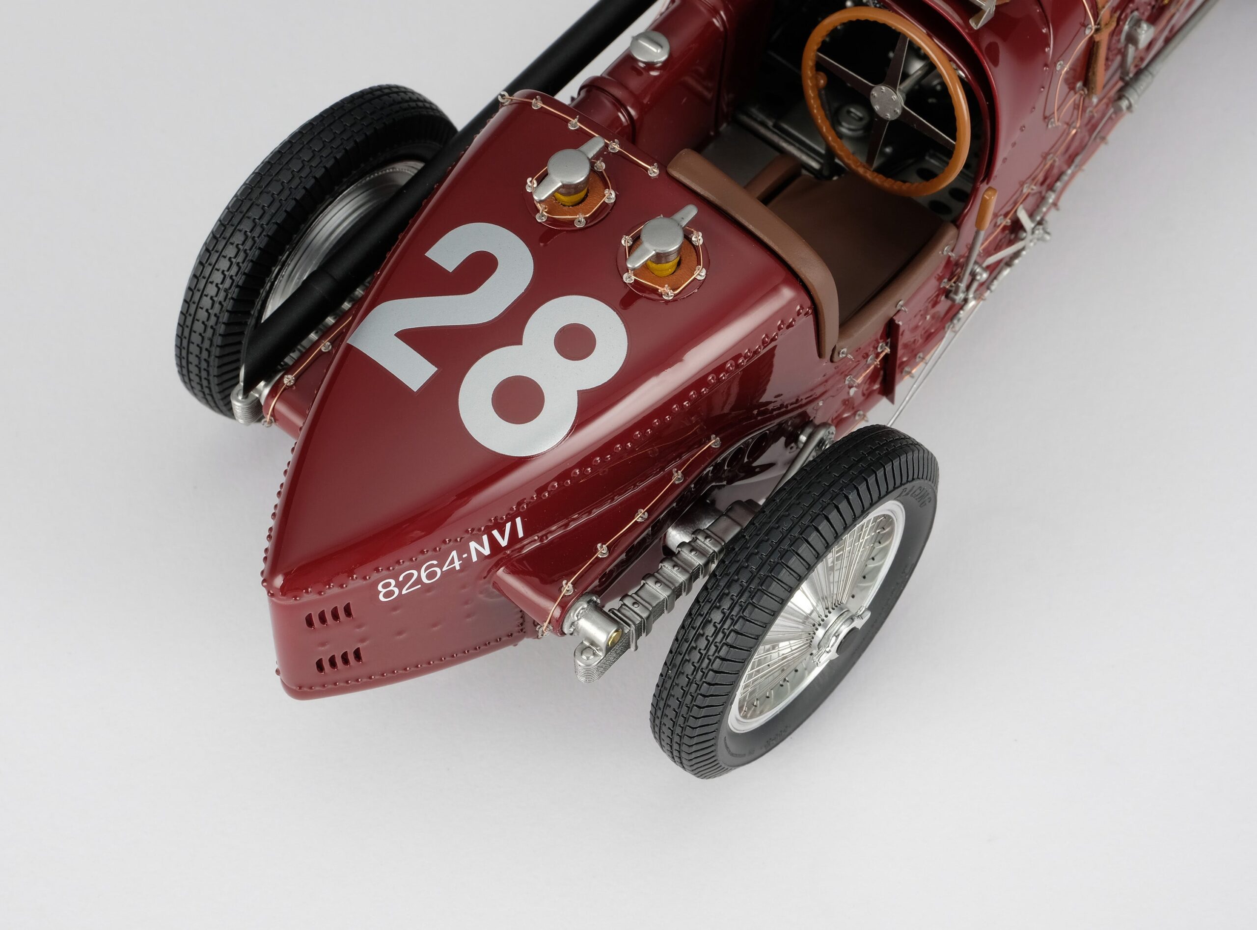 Amalgam Bugatti Type 59 1934 Monaco Grand Prix Nuvolari - Rot | 1:18 - Imagen 8