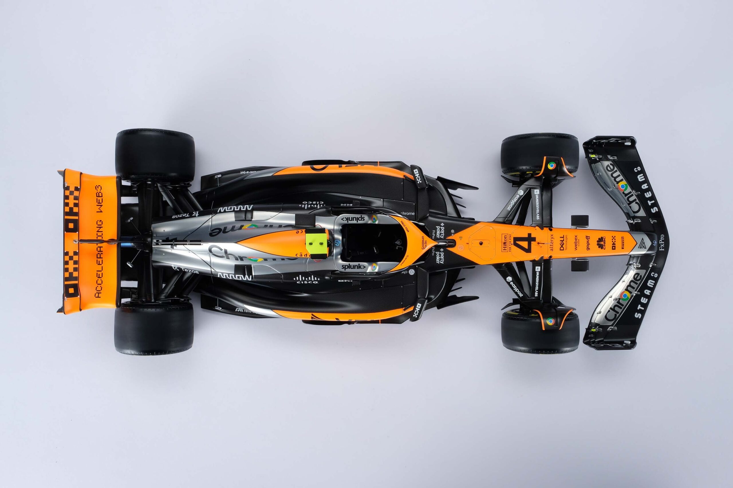 Amalgam McLaren MCL60 2023 United Kingdom Grand Prix - Chrom | 1:8 - Image 20
