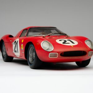 Amalgam Ferrari 250 LM 1965 Le Mans Winner Race Weathered - Red | 1:8