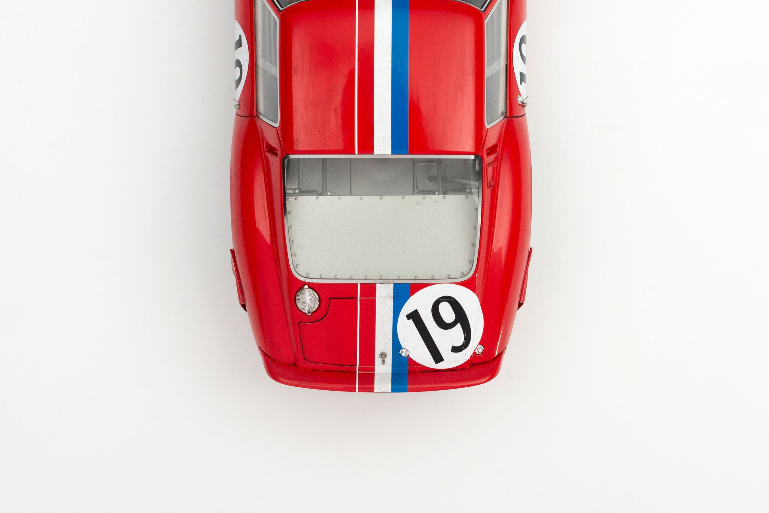Amalgam Ferrari 250 GTO 3705GT 1962 Le Mans Class Winner Race Weathered - Rot | 1:18 - 画像13