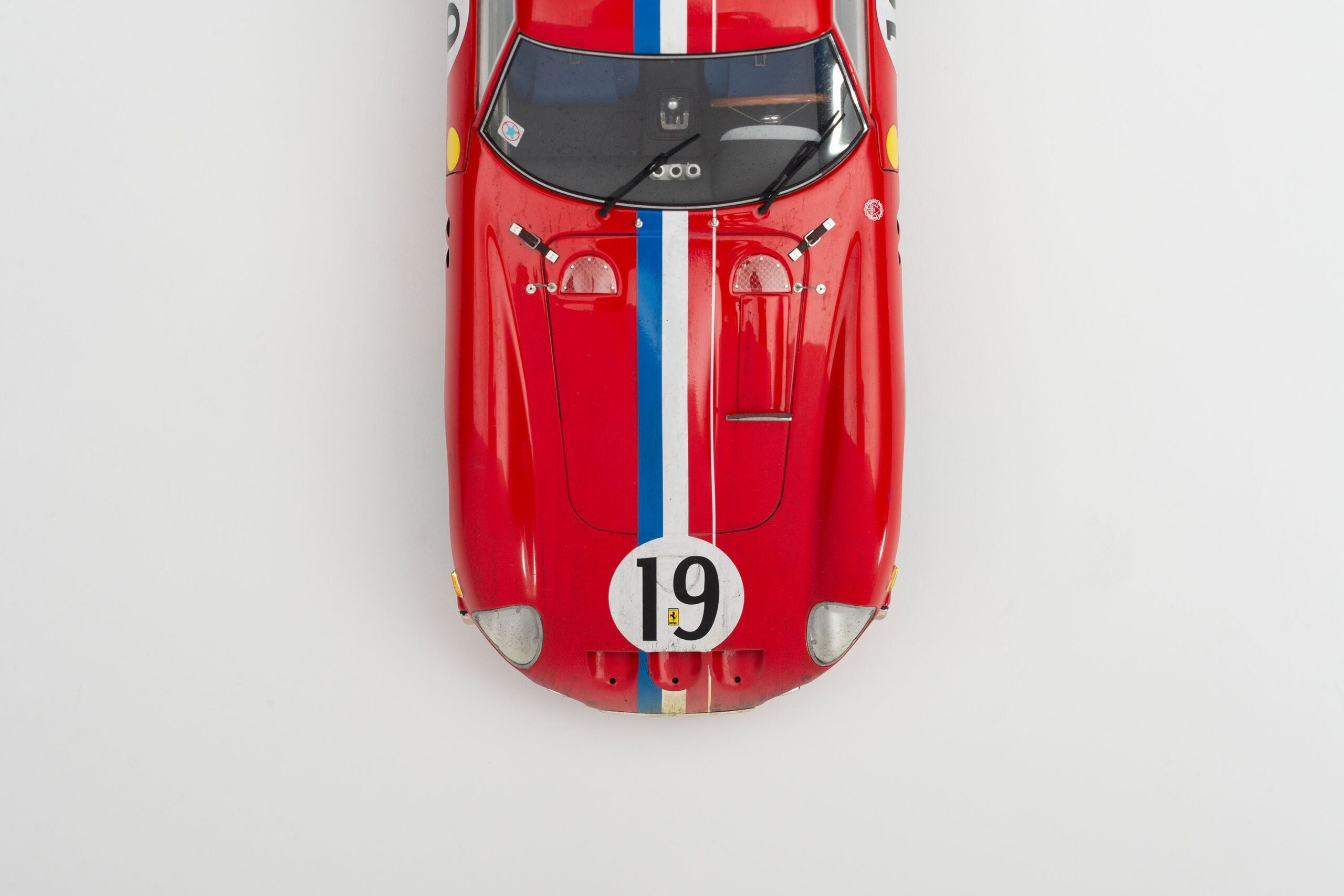 Amalgam Ferrari 250 GTO 3705GT 1962 Le Mans Class Winner Race Weathered - Rot | 1:18 - 画像21