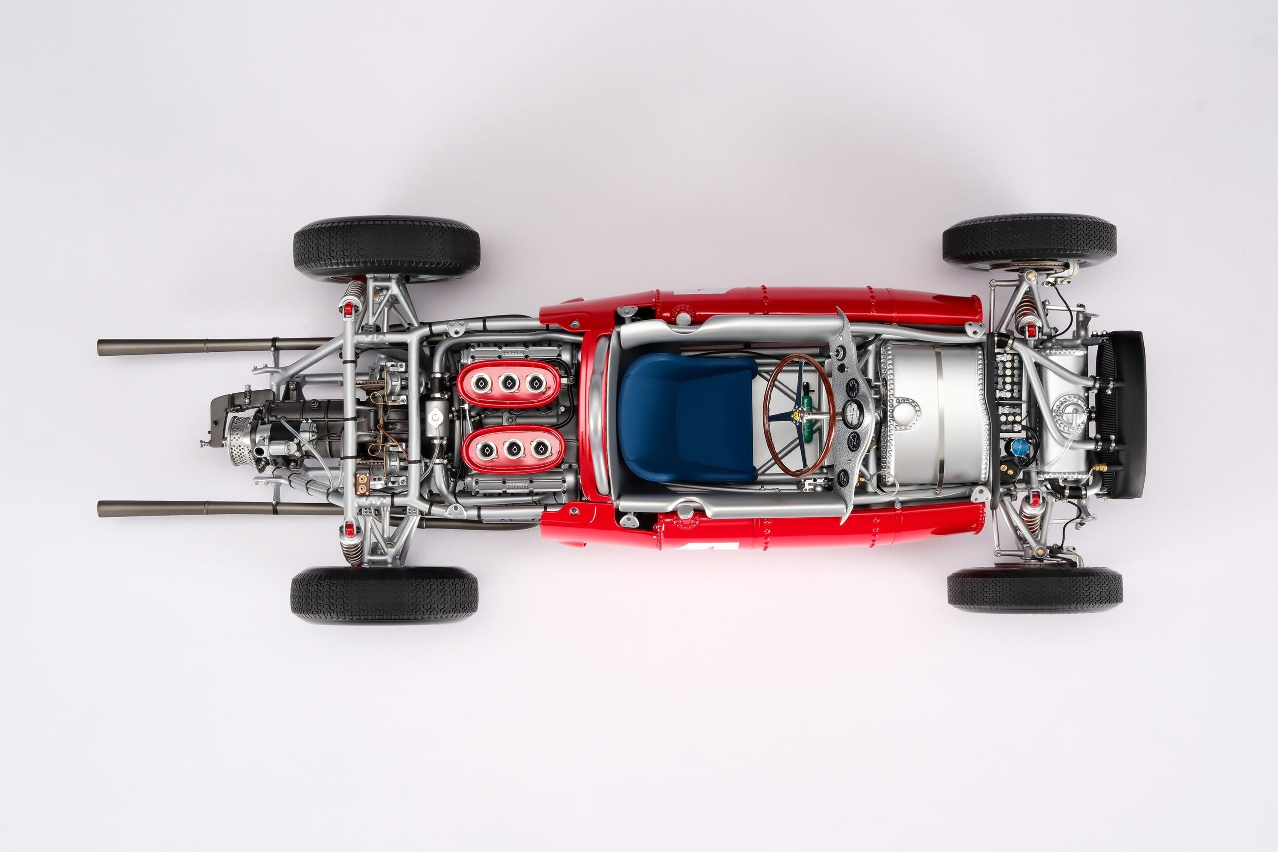 Amalgam Ferrari 156 F1 "Sharknose" 1961 Formula 1 Season Wolfgang von Trips - Rot | 1:8 - 画像29