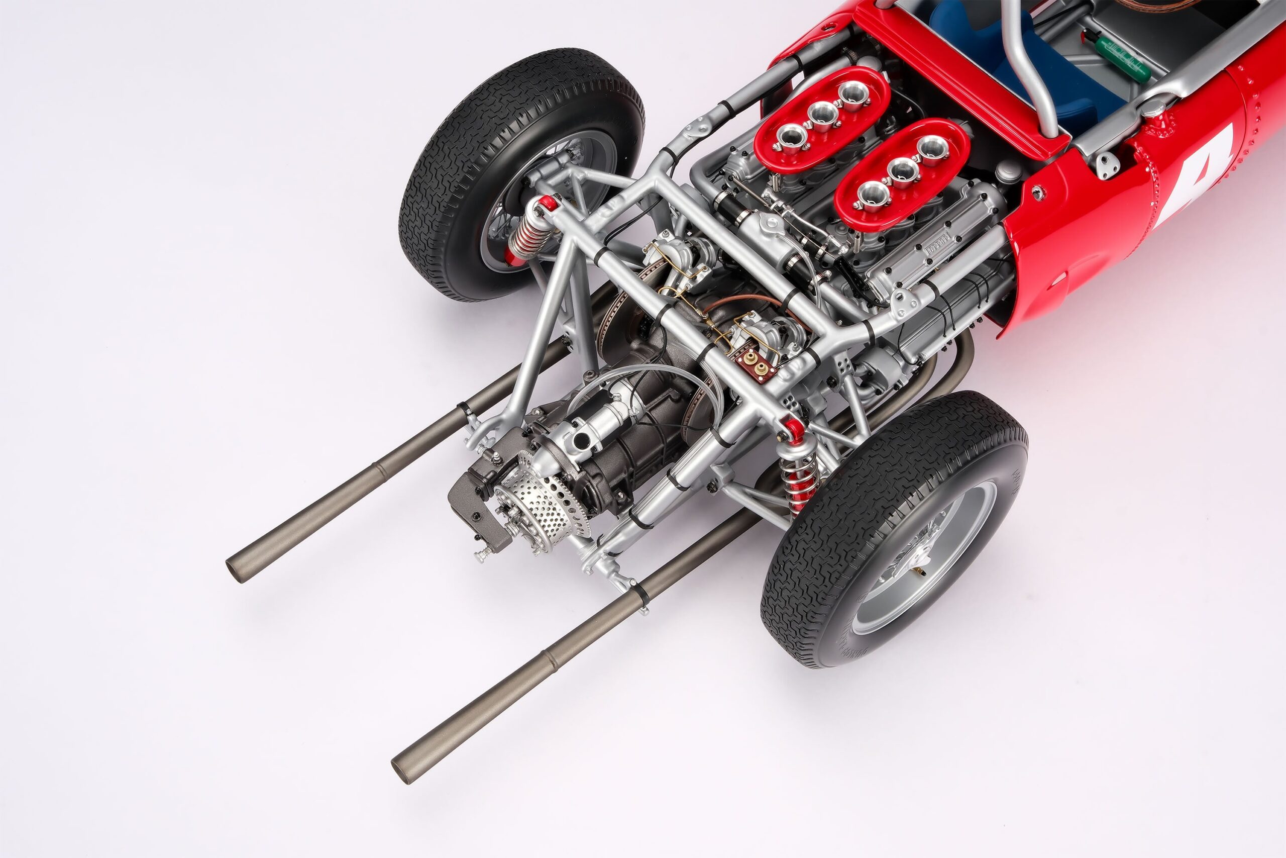 Amalgam Ferrari 156 F1 "Sharknose" 1961 Formula 1 Season Wolfgang von Trips - Rot | 1:8 - 画像17