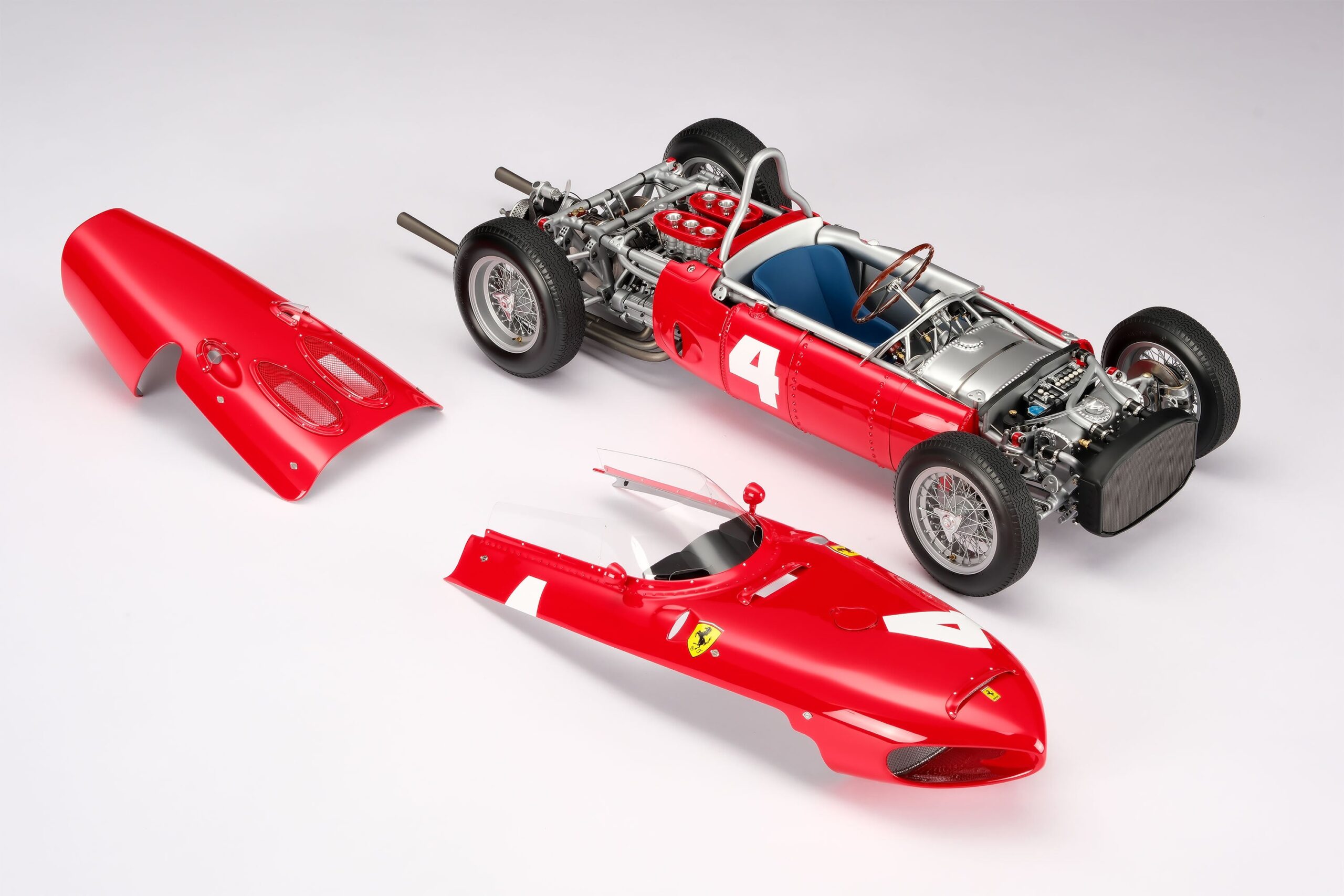Amalgam Ferrari 156 F1 "Sharknose" 1961 Formula 1 Season Wolfgang von Trips - Rot | 1:8 - 画像15
