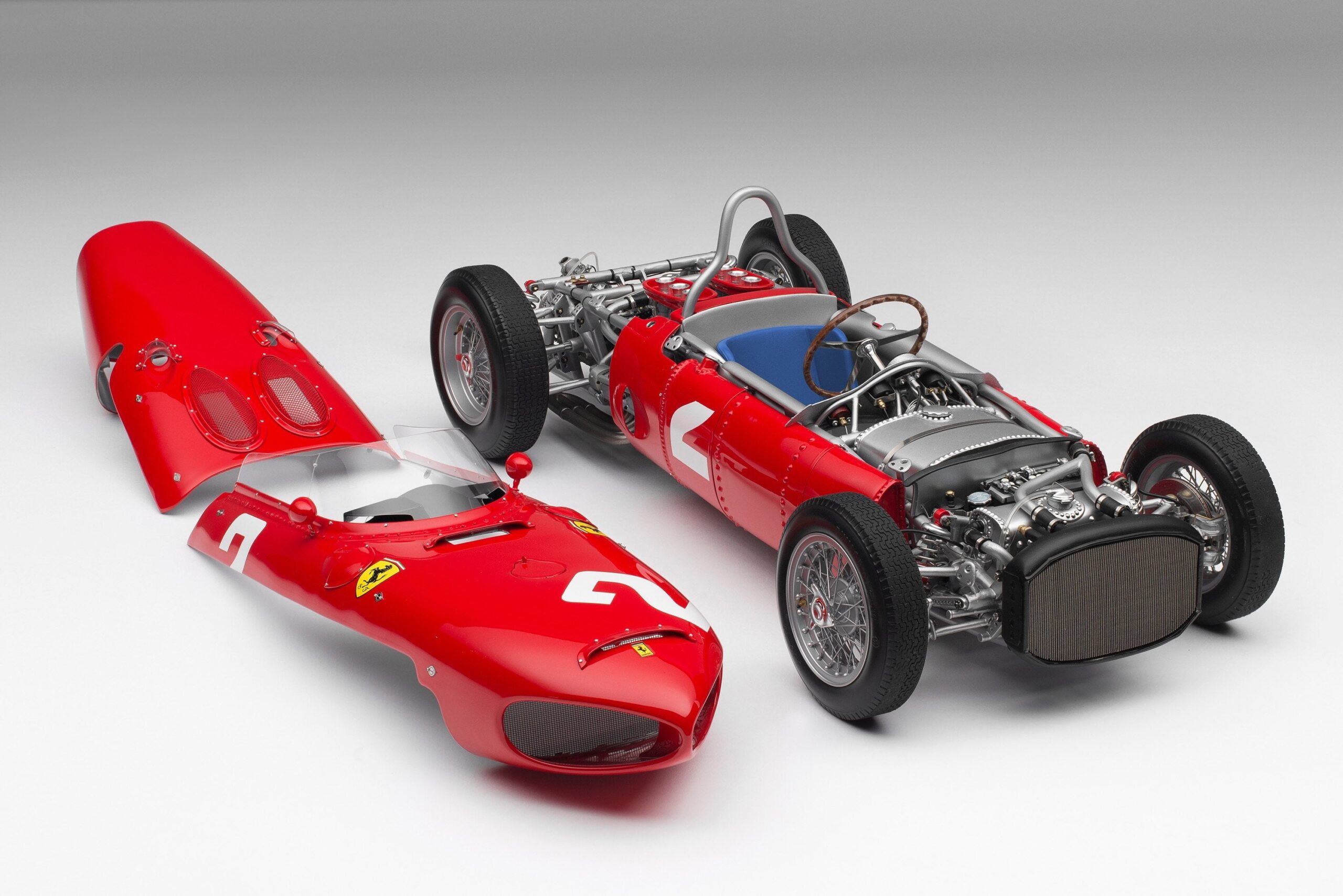 Amalgam Ferrari 156 F1 "Sharknose" 1961 Formula 1 Season Phil Hill - Rot | 1:8 - 画像13
