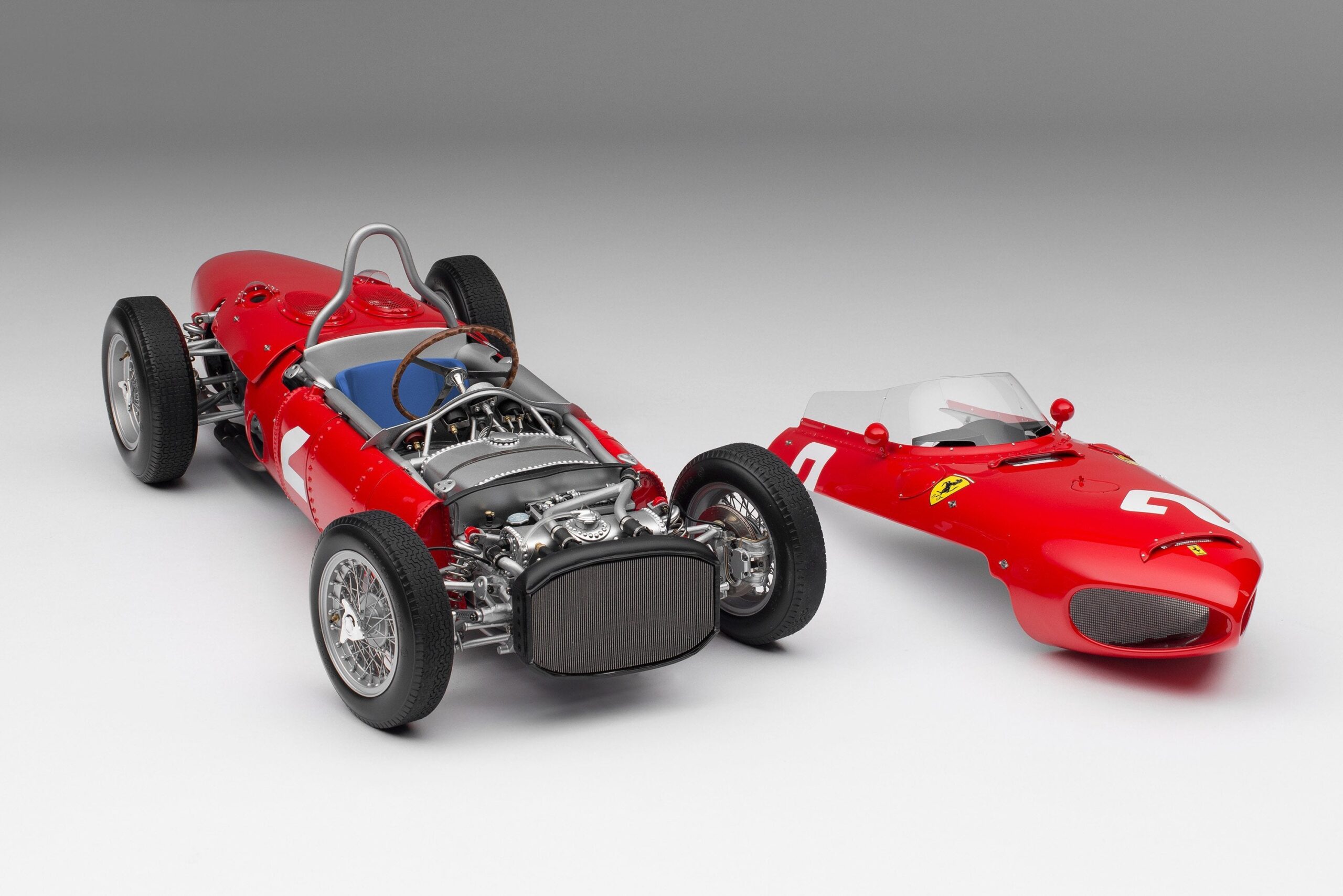 Amalgam Ferrari 156 F1 "Sharknose" 1961 Formula 1 Season Phil Hill - Rot | 1:8 - 画像4