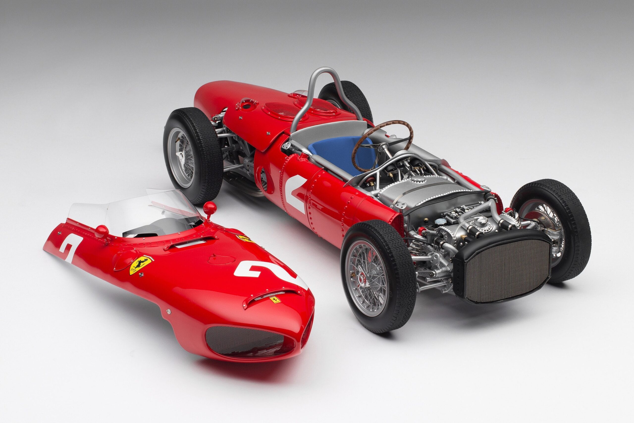 Amalgam Ferrari 156 F1 "Sharknose" 1961 Formula 1 Season Phil Hill - Rot | 1:8 - 画像10