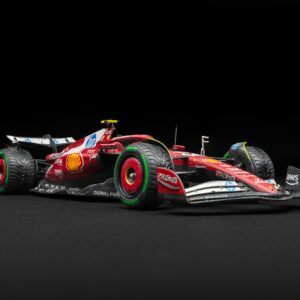 Amalgam Ferrari SF-25 Gran Premio de Australia - Desgastado por la carrera - Lewis Hamilton - Rojo | 1:18