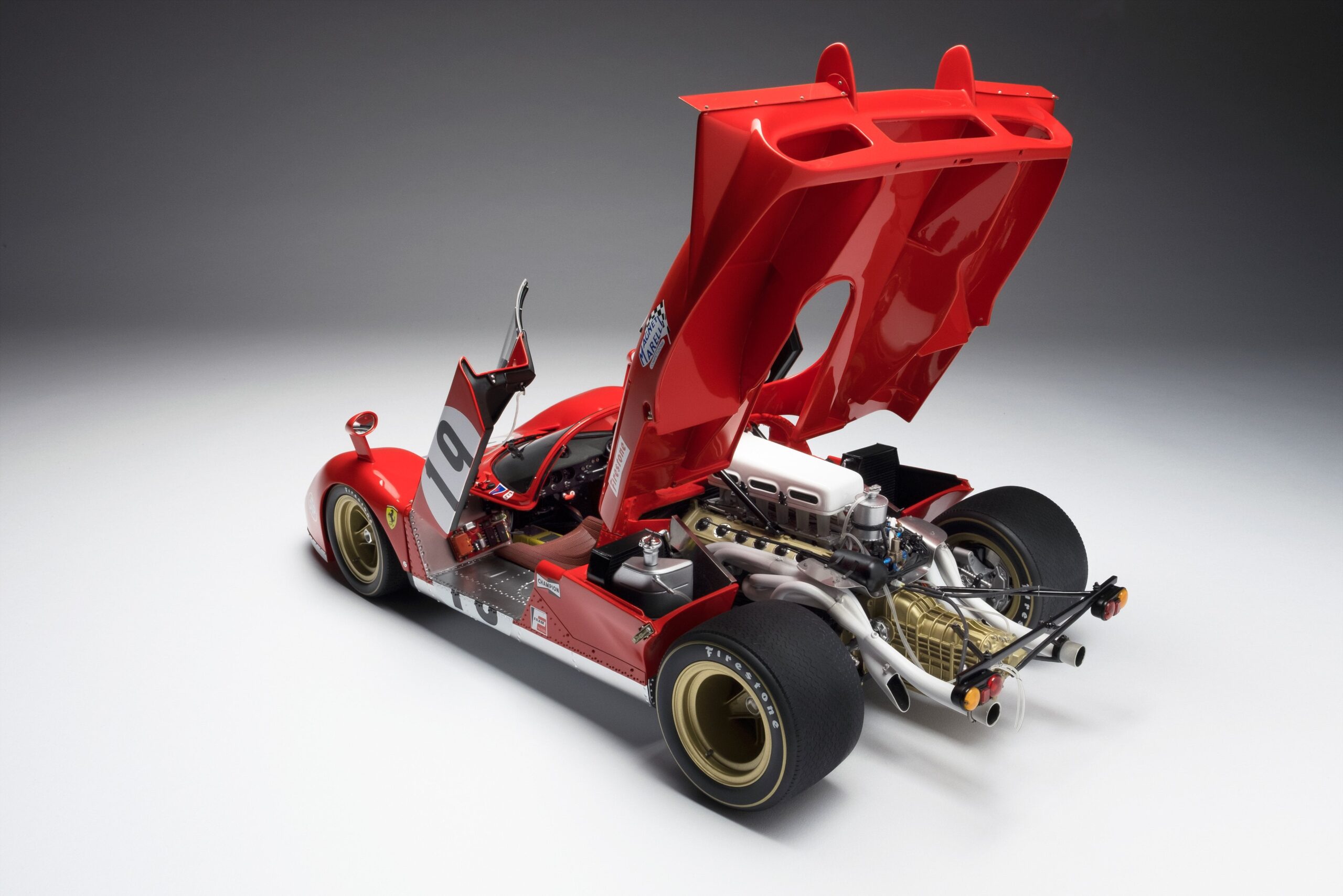 Amalgam Ferrari 512 S Spider 1970 Sebring - Rot | 1:8 - Image 10