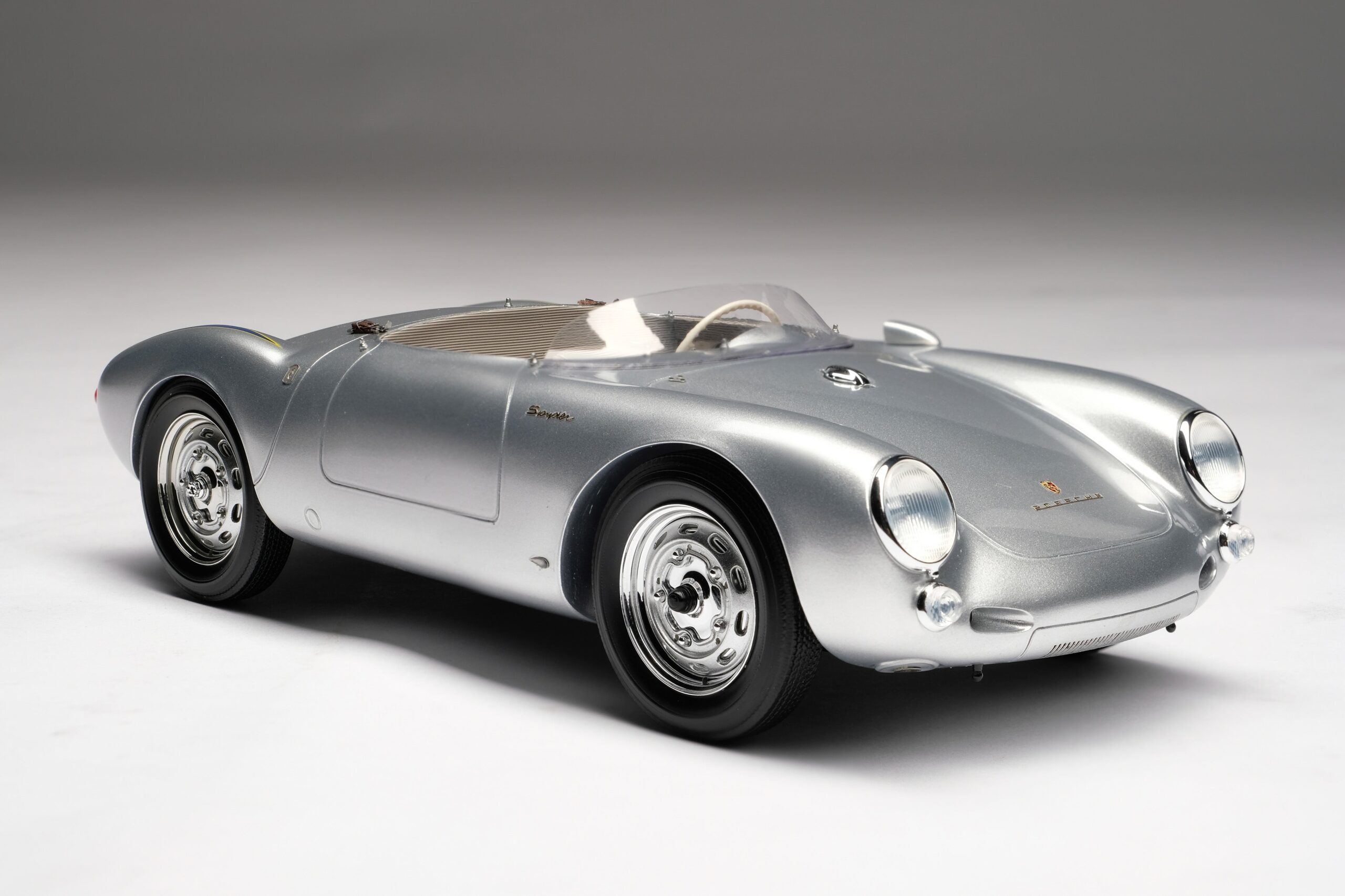 Amalgam Porsche 550 RS Spyder - Plata | 1:18