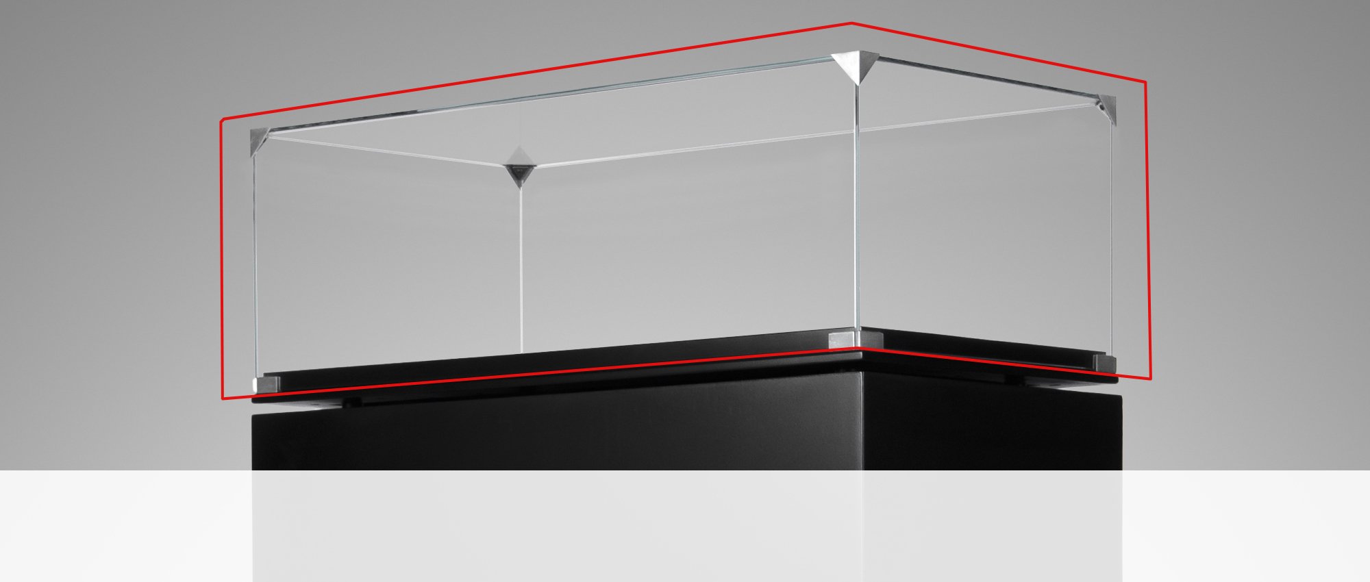 Amalgam Extra Hohe Glasvitrine F1-Größe | 1:8 - Imagen 2