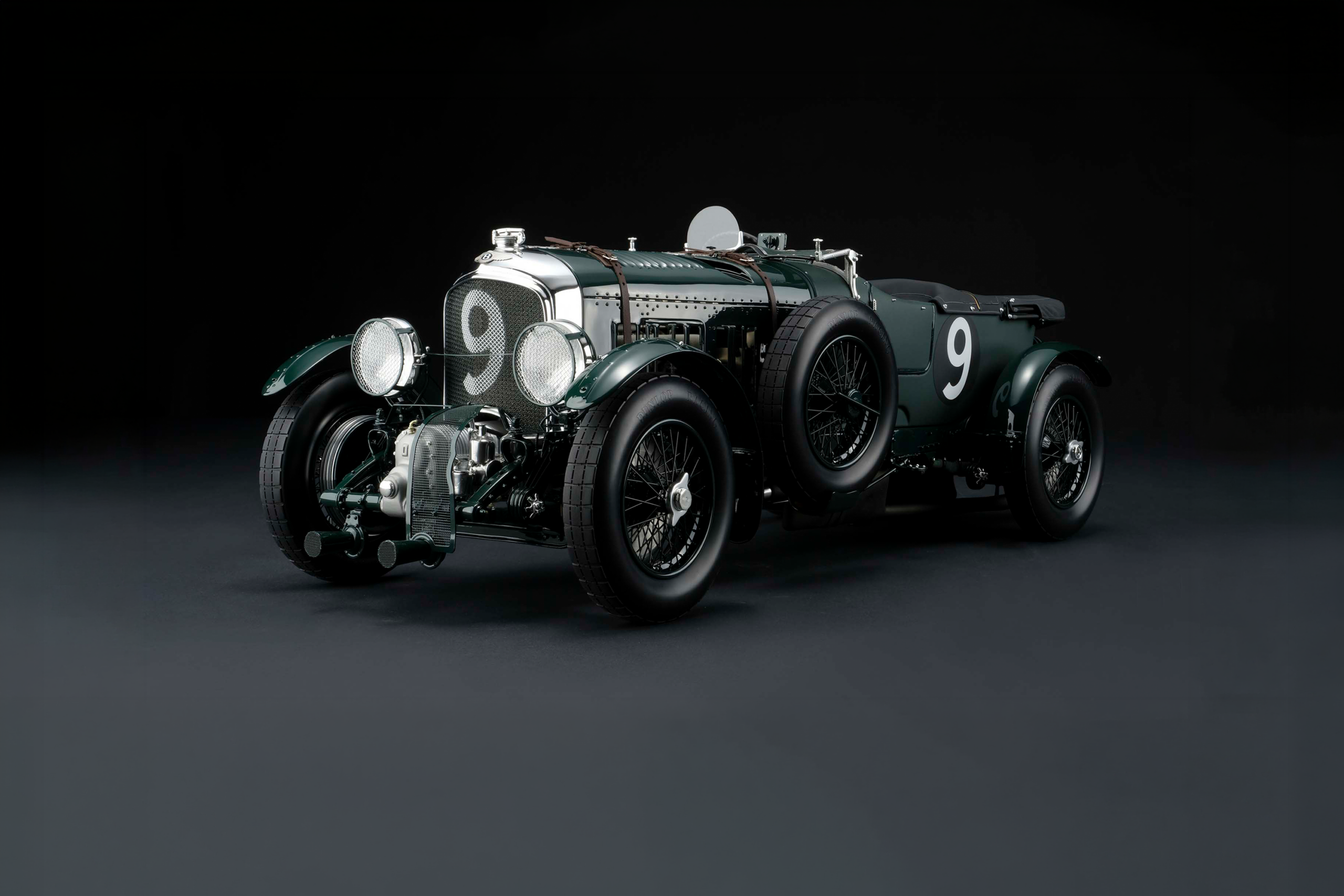 Amalgam Bentley Blower 1930 Le Mans Birkin & Chassagne - Blau | 1:8 - 画像2