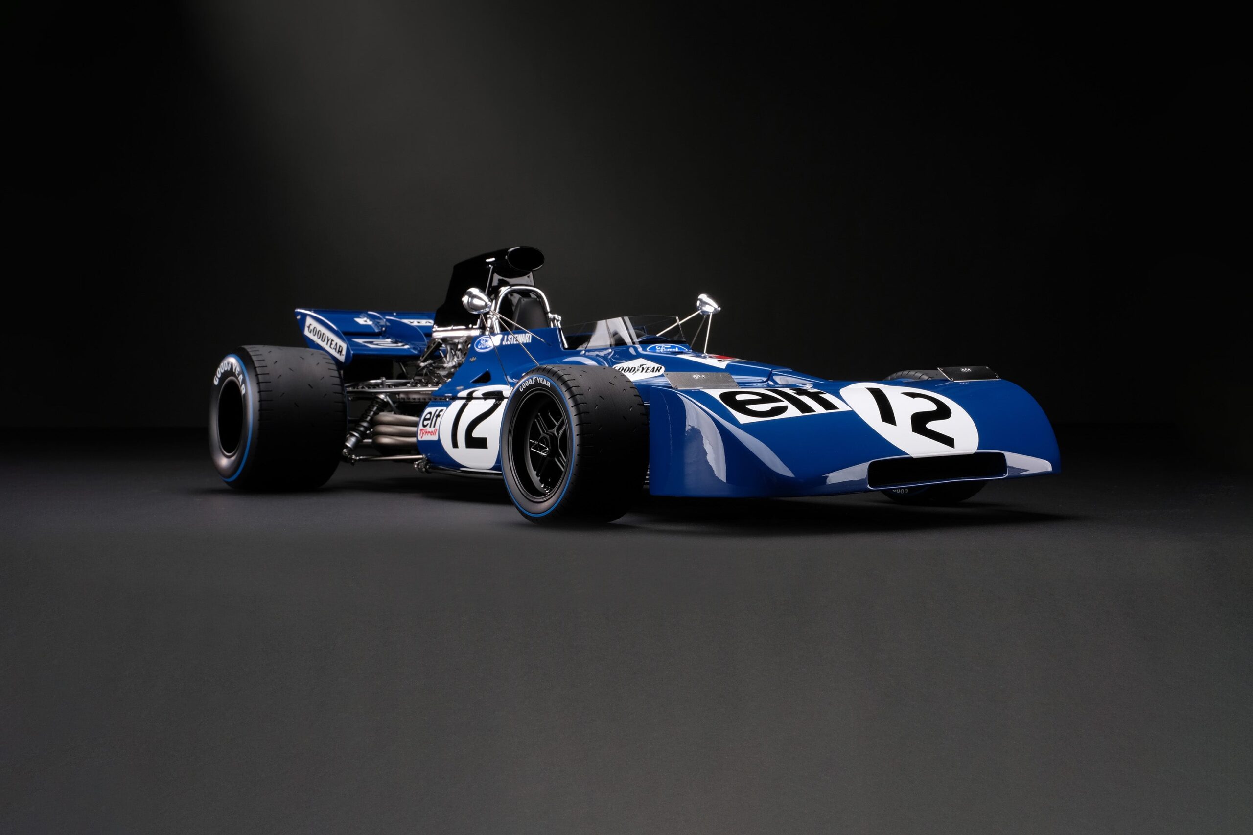Amalgam Tyrrell 003 1971 British Grand Prix - Blau | 1:8 - 画像2