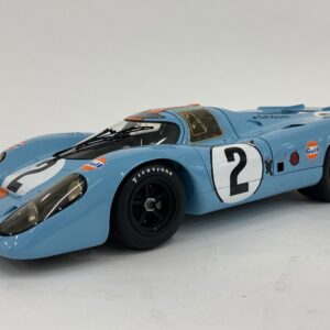 Amalgam Porsche 917K 1971 Daytona Winner – Light Blue / Orange | 1:8