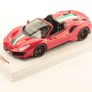 MRコレクション フェラーリ 488 ピスタ スパイダー - ロッソコルサ イタリアンリバリー | 1:18