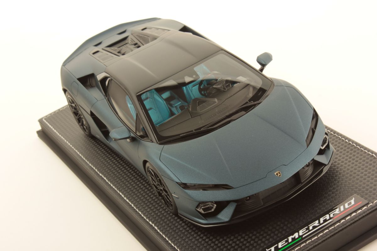 MR Collection Lamborghini Temerario - ONE OFF Matte Blu Mehit | 1:18 - 画像3