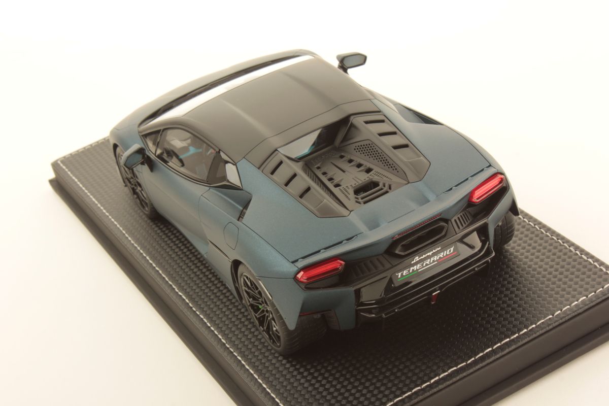 MR Collection Lamborghini Temerario - ONE OFF Matte Blu Mehit | 1:18 - 画像4