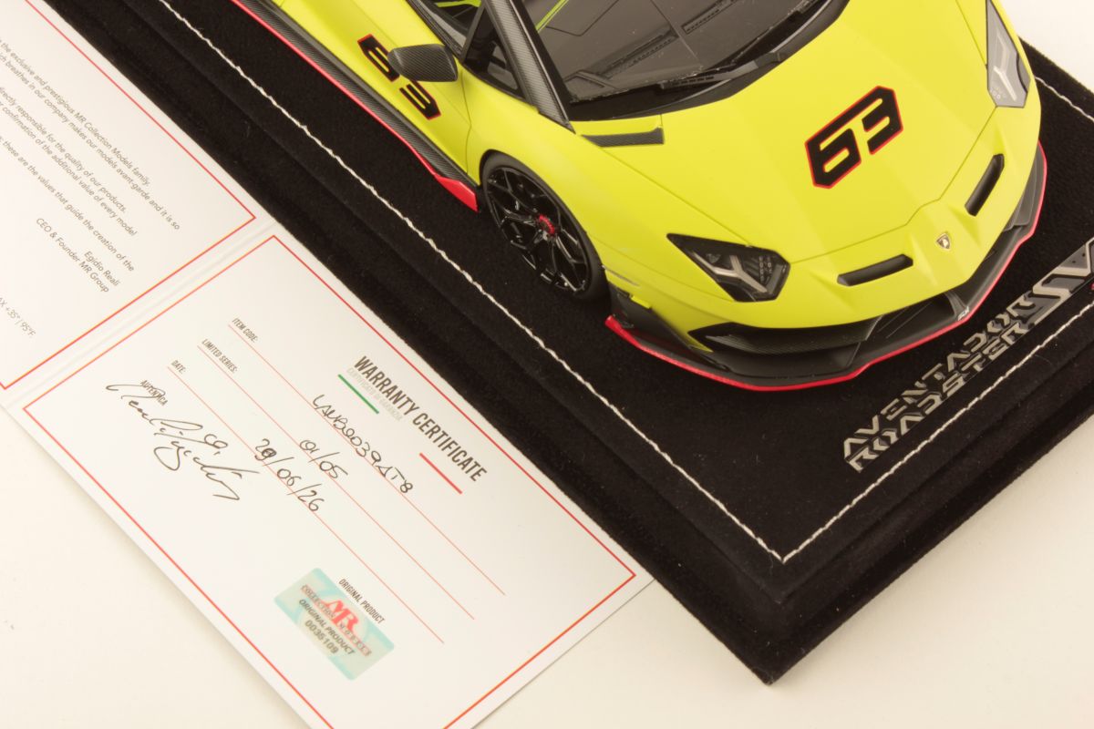 MR Collection Lamborghini Aventador SVJ Roadster | 1:18 - 画像7