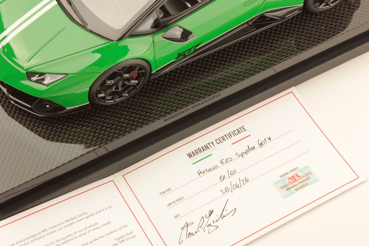 MR Collection Lamborghini Huracan EVO Spyder - ONE OFF 60th Anniversary | 1:18 - Image 7