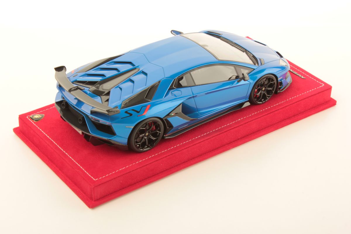 MR Collection Lamborghini Aventador SVJ - Blue Nethuns | 1:18 - Image 2