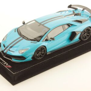 MR Collection Lamborghini Aventador SVJ - Blue Cepheus | 1:18