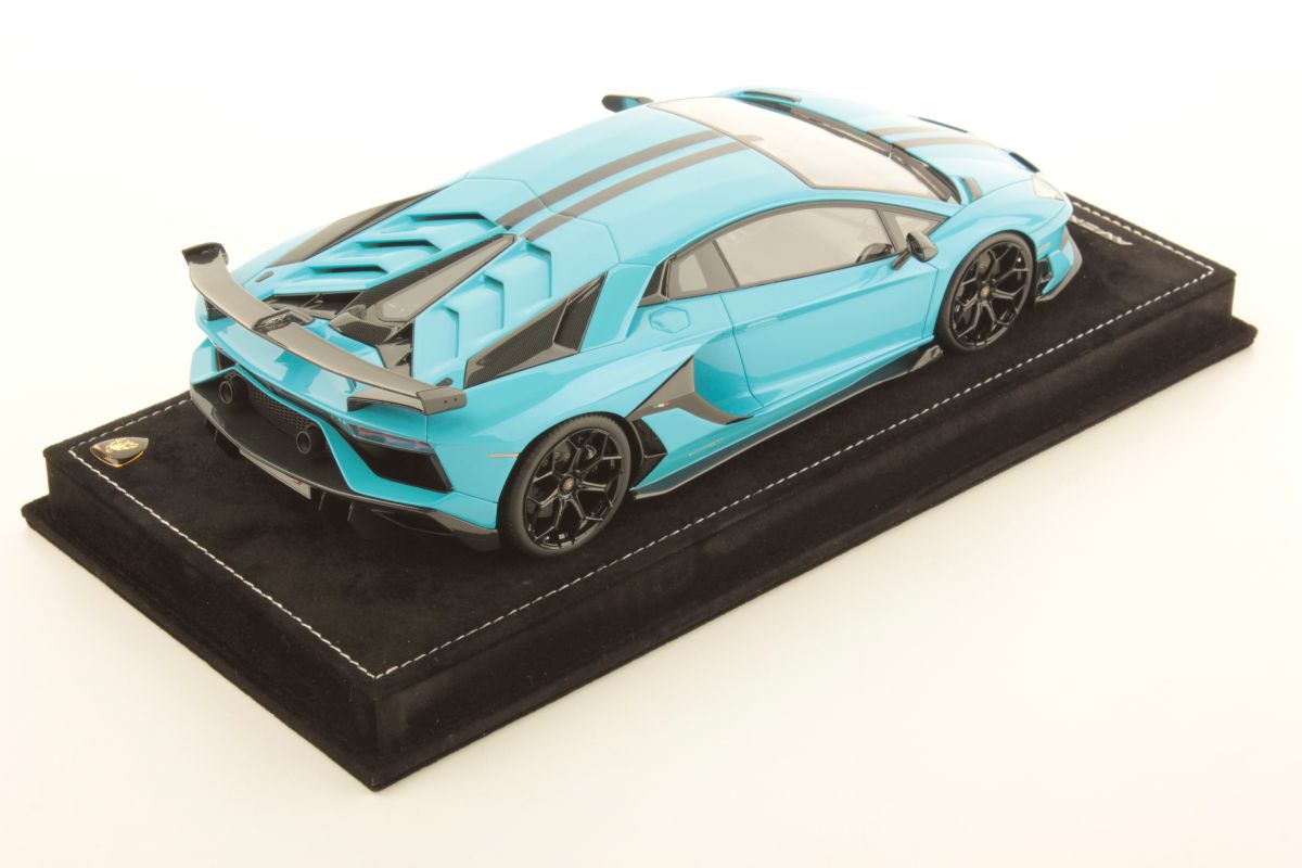 MR Collection Lamborghini Aventador SVJ - Blue Cepheus | 1:18 - Image 2