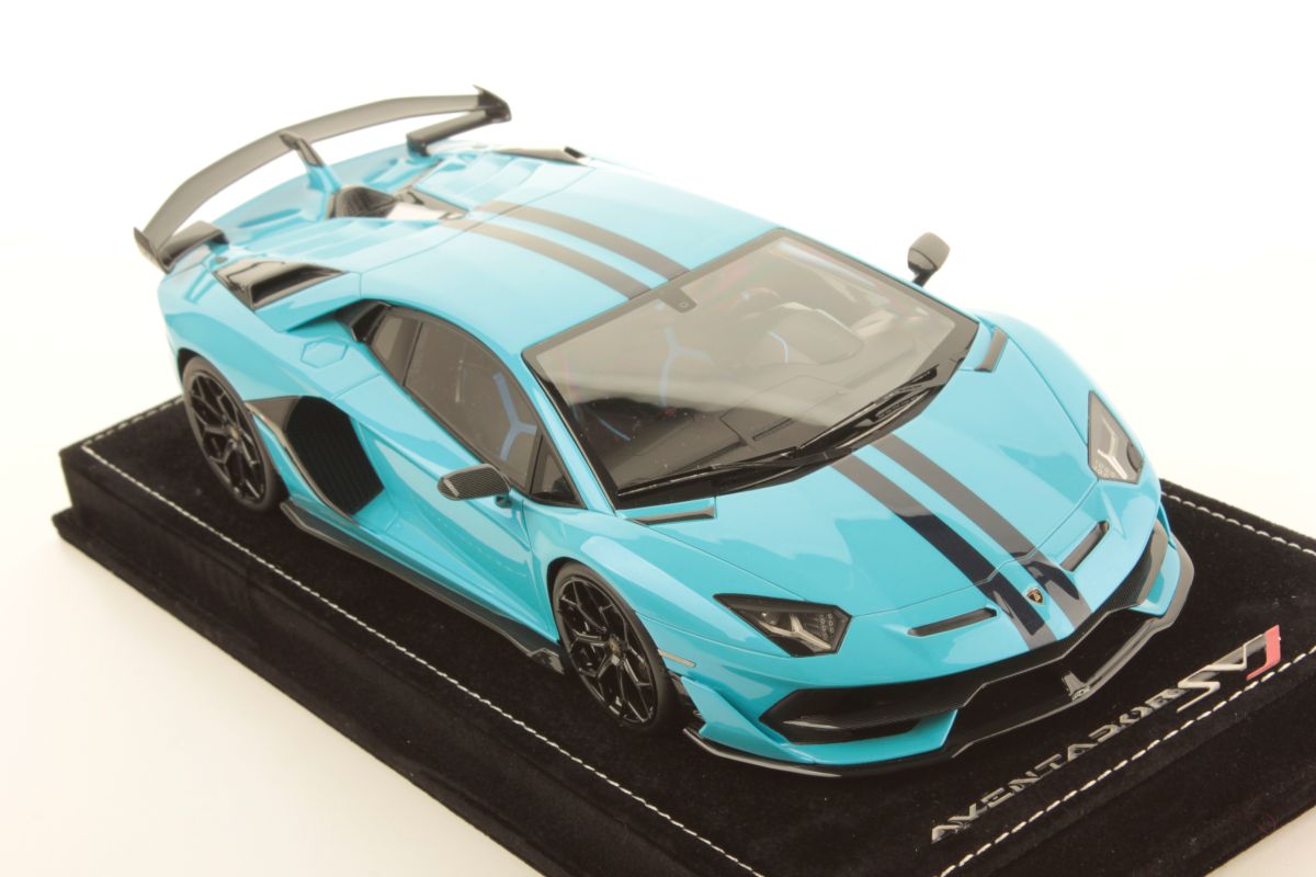 MR Collection Lamborghini Aventador SVJ - Blue Cepheus | 1:18 - Image 3