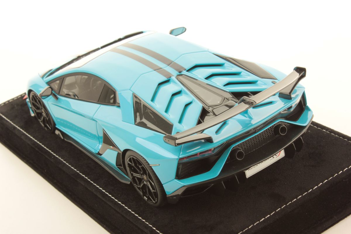 MR Collection Lamborghini Aventador SVJ - Blue Cepheus | 1:18 - Image 4