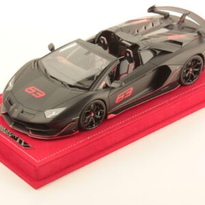 MR Collection Lamborghini Aventador SVJ Roadster - Nero Nemesis | 1:18